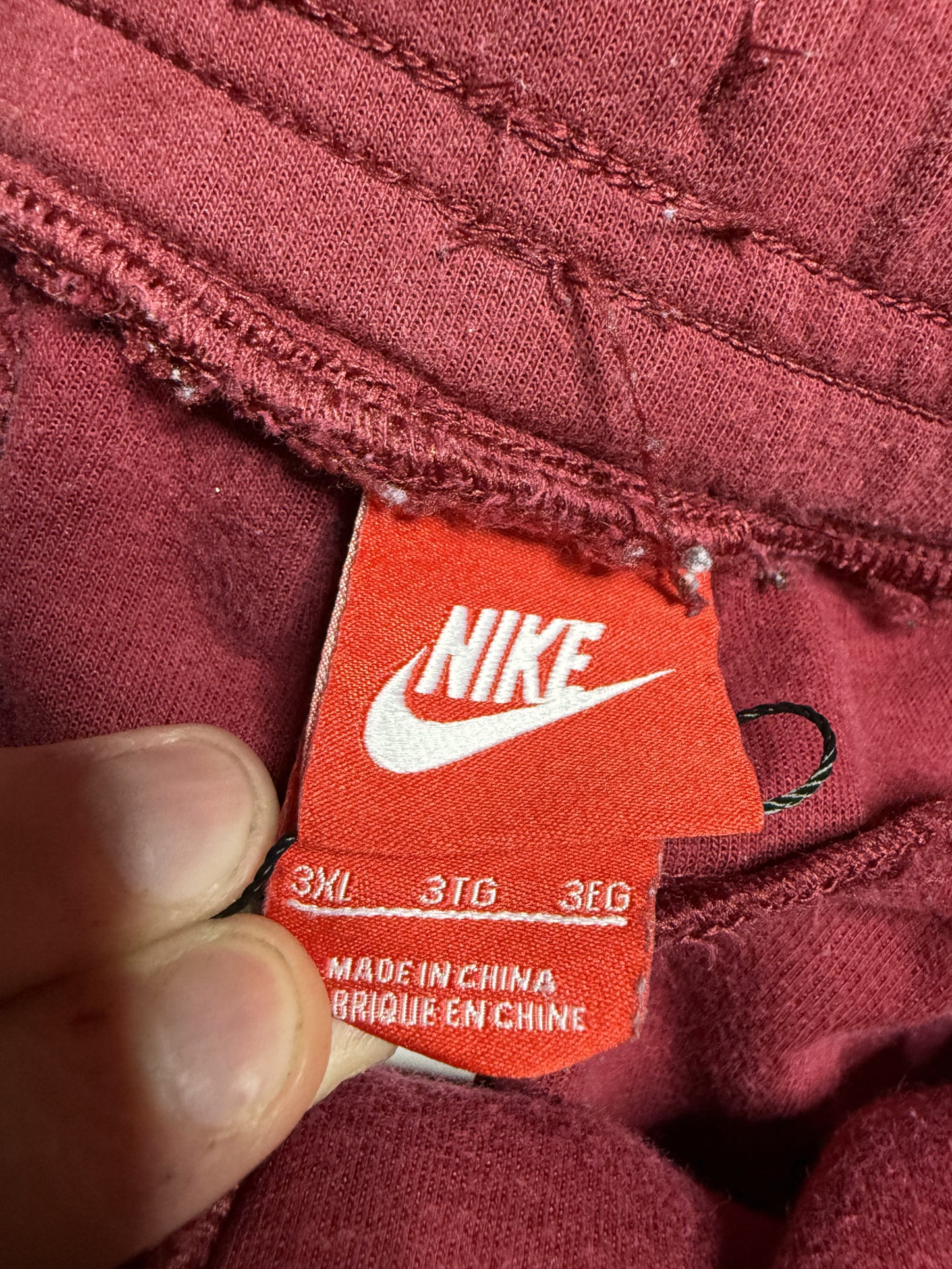 Nike Tech Sweats Maroon XXXL Used