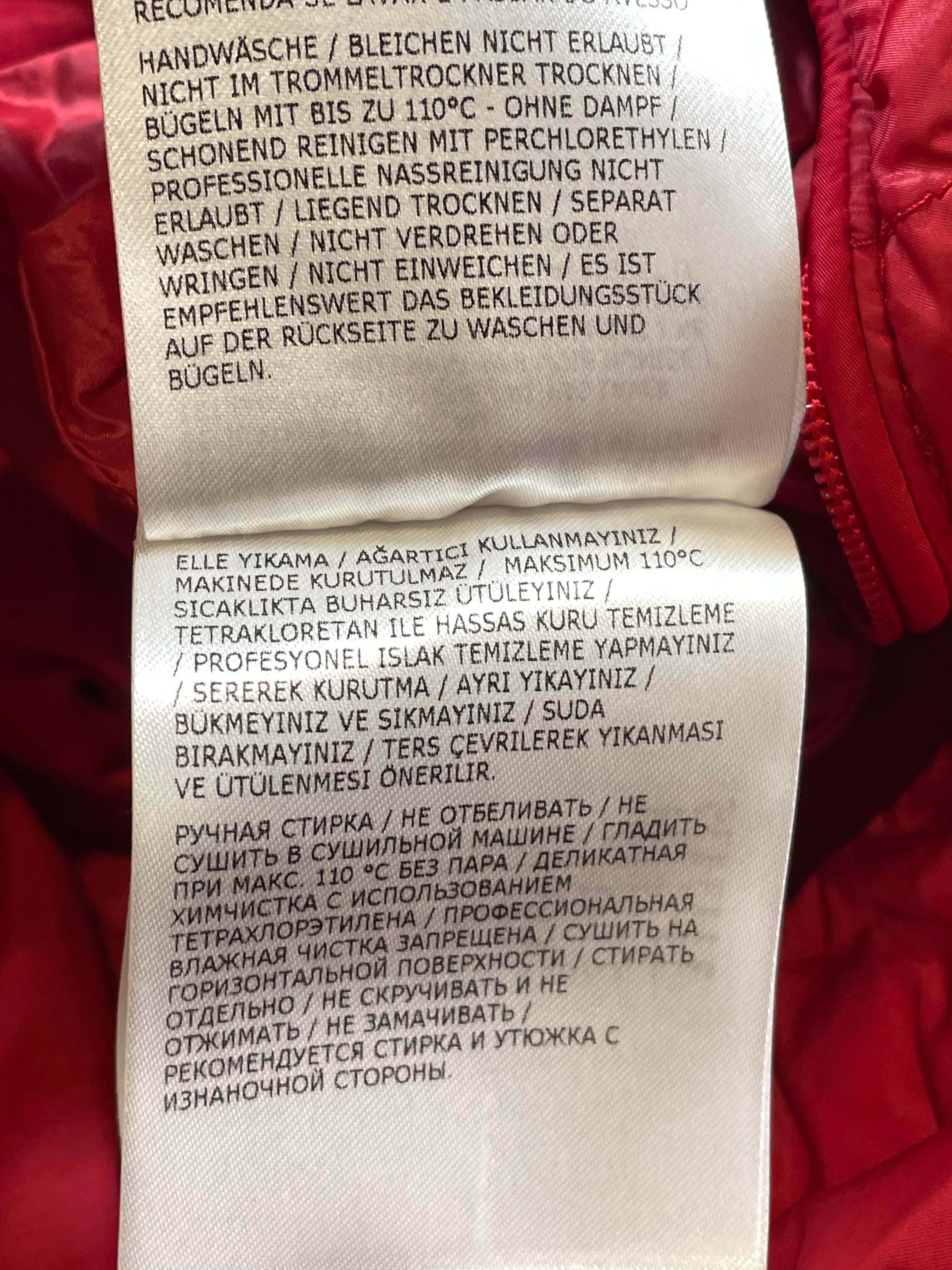 Moncler Montvernier Red Puffer Jacket