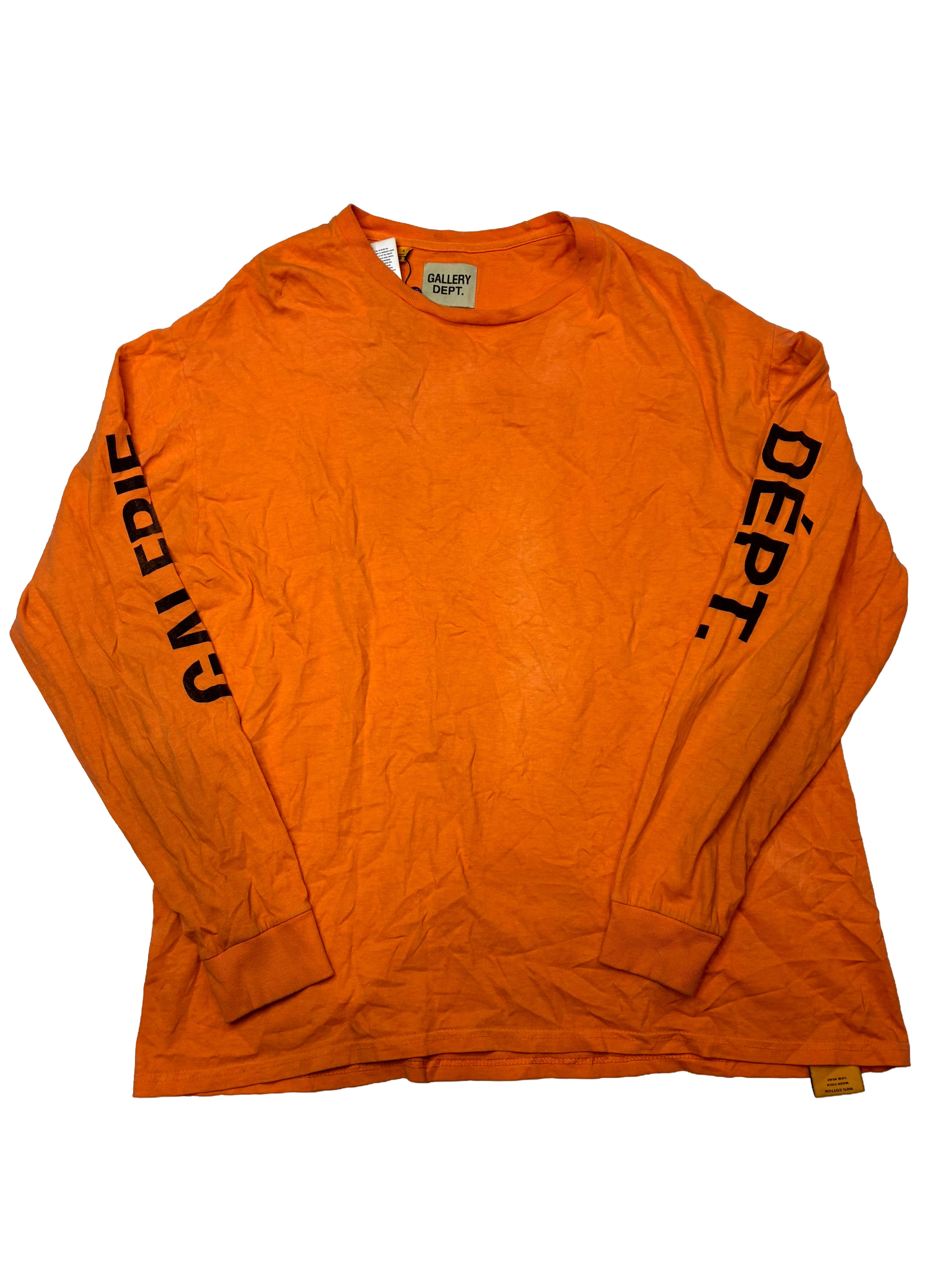 Gallery Dept. Arm Logo LS Tee Orange