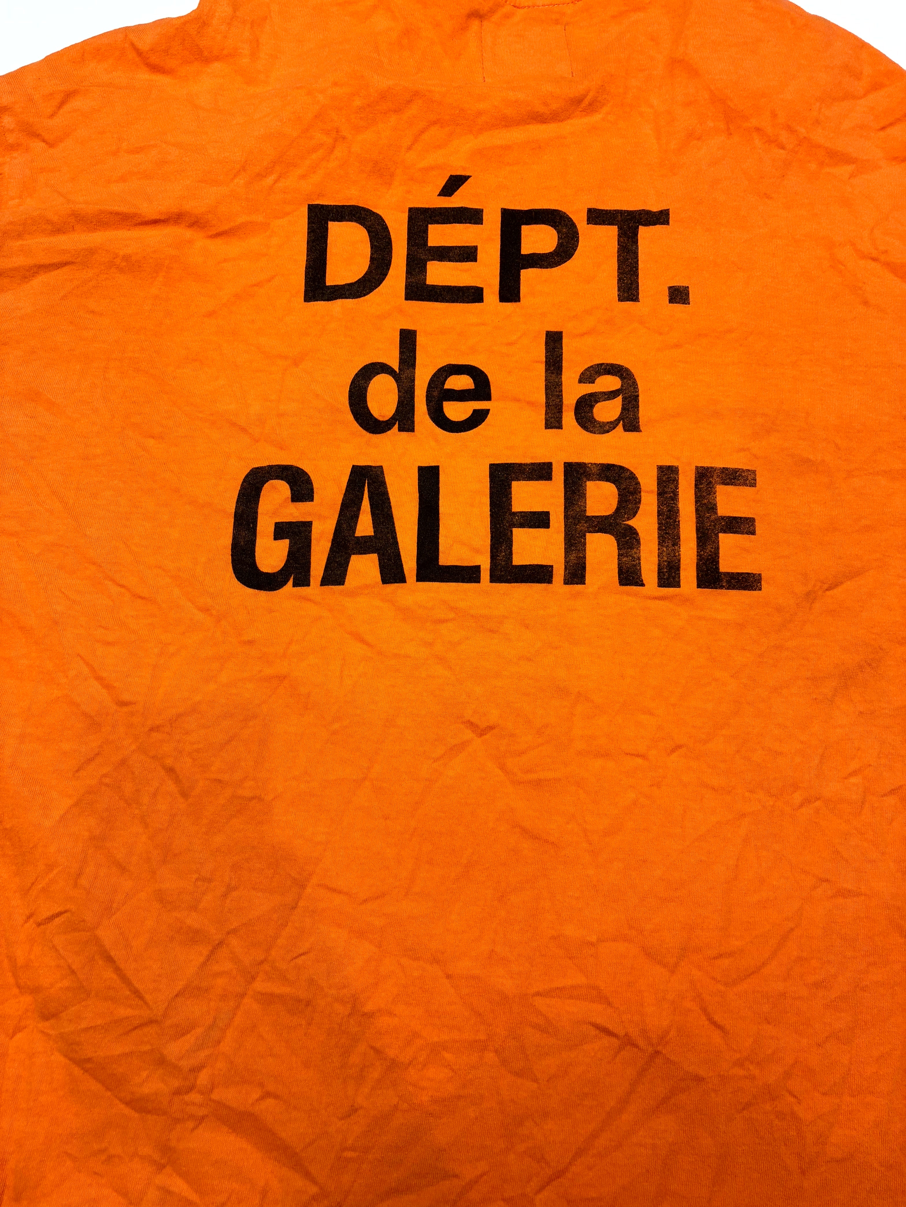Gallery Dept. Arm Logo LS Tee Orange