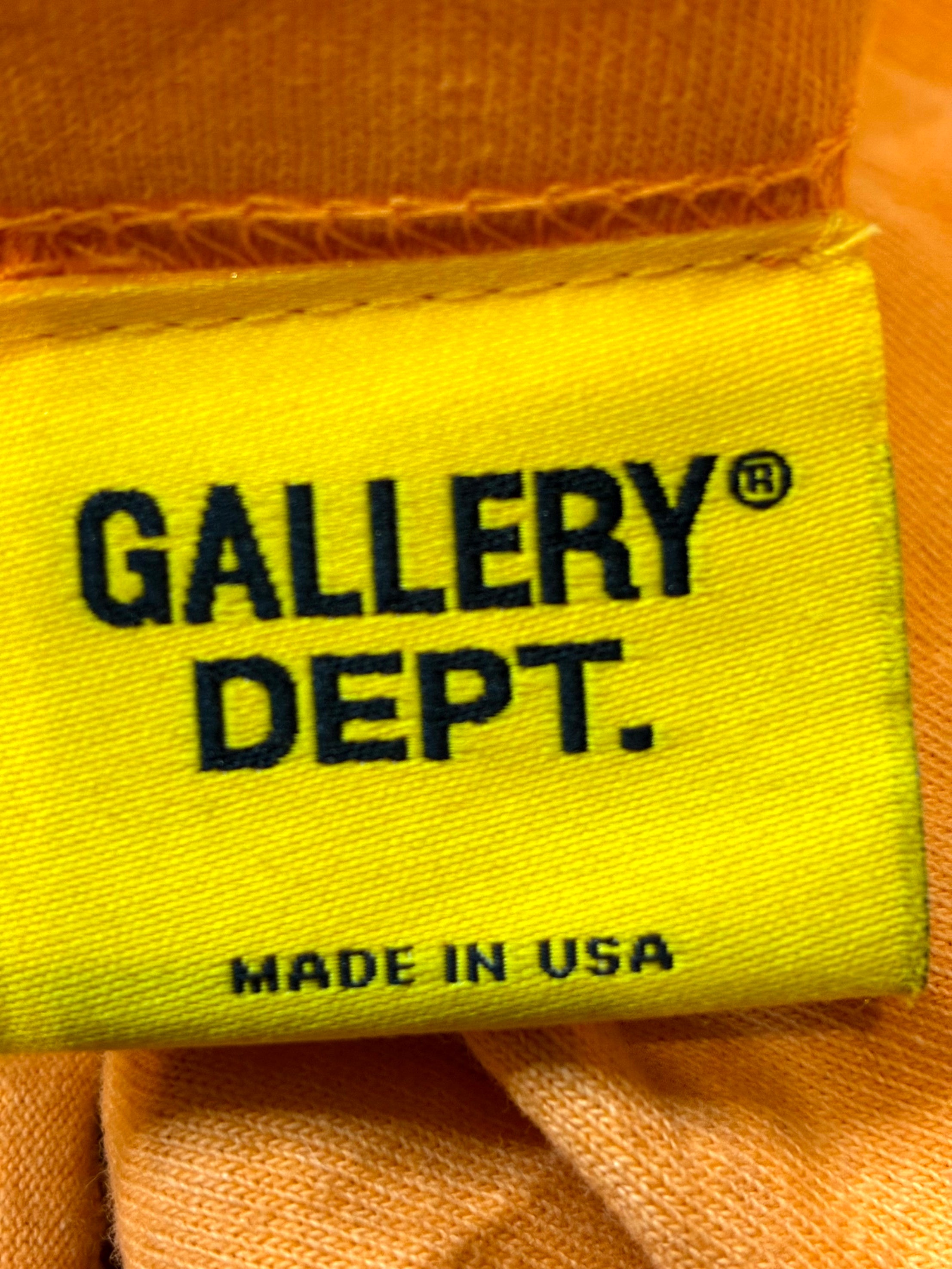 Gallery Dept. Arm Logo LS Tee Orange