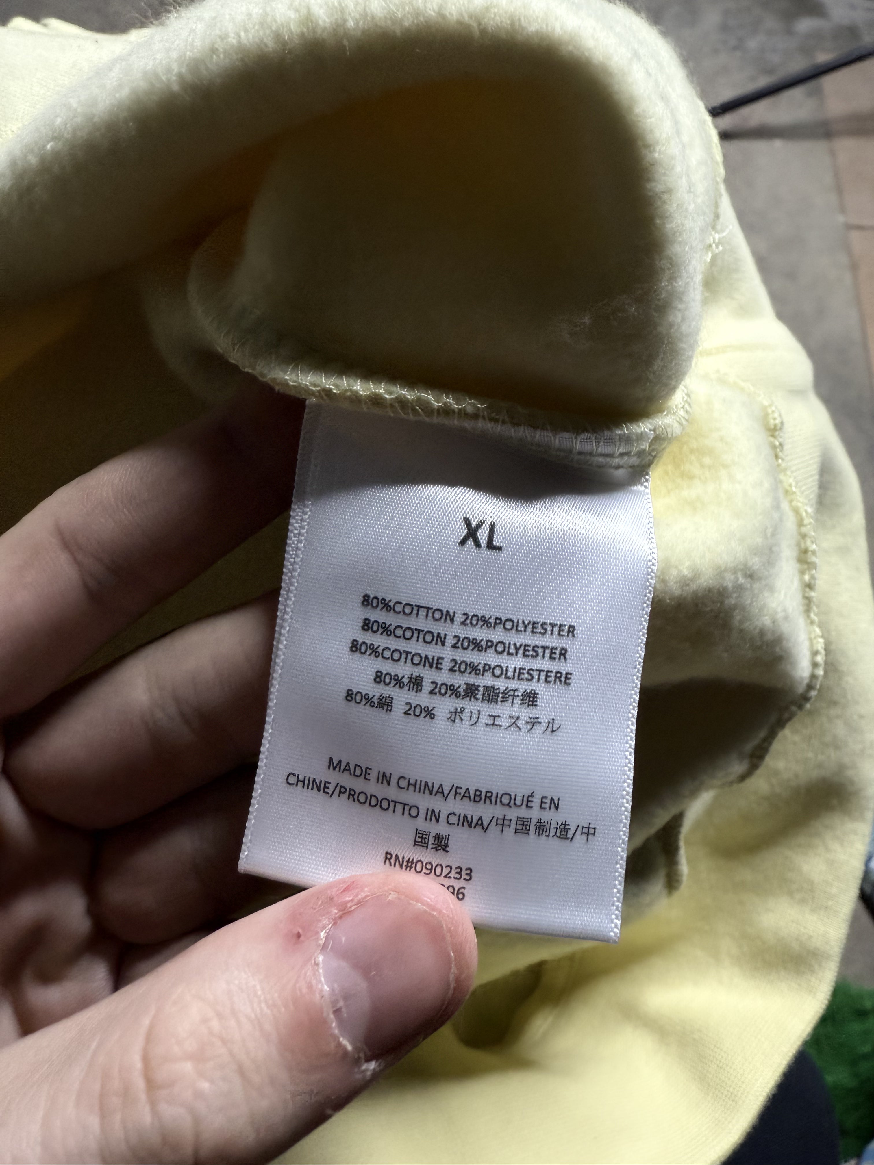 Essential Sweatsuit Yellow (SET) XXL Used