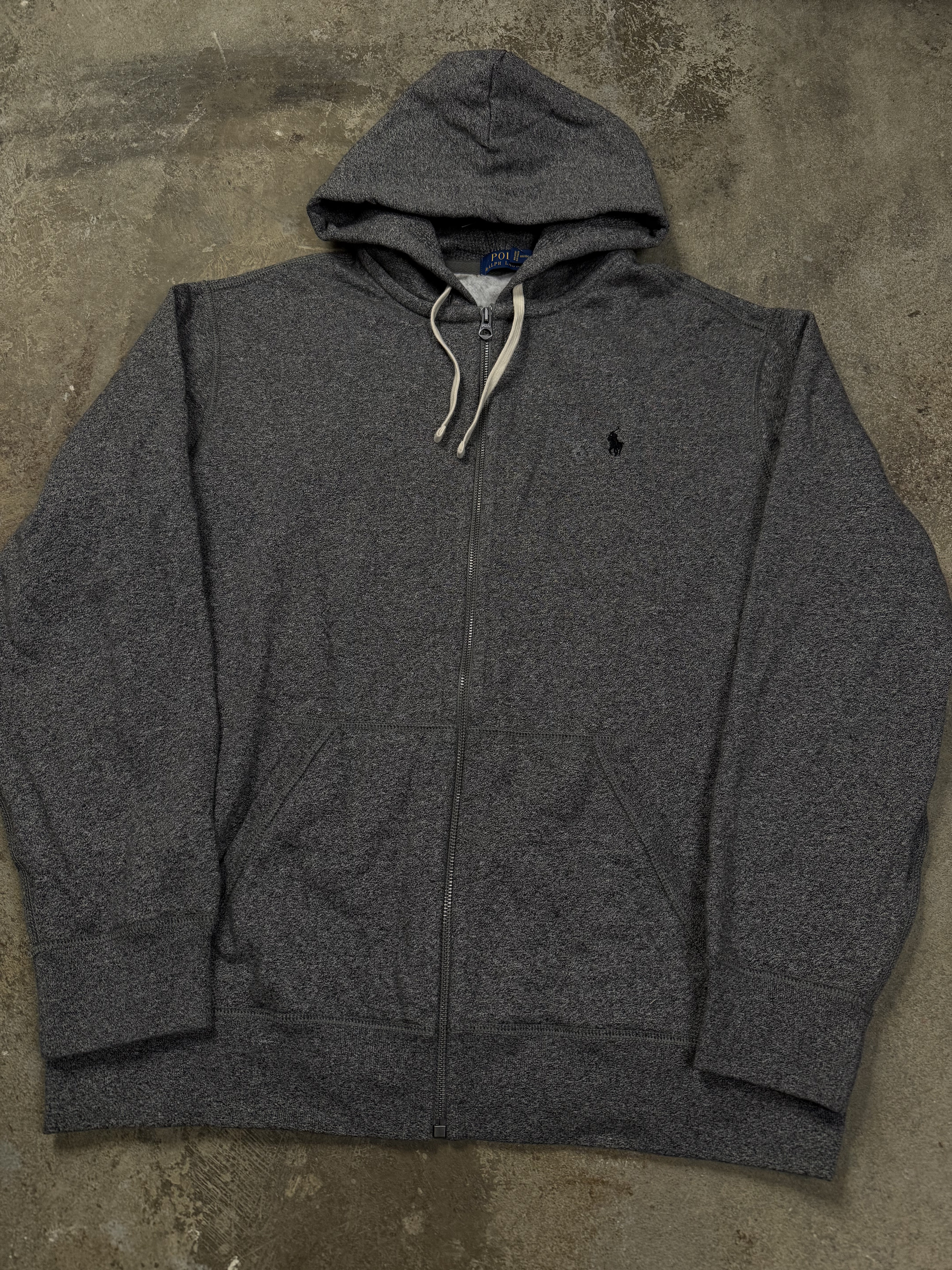 Polo Zip Up Charcoal Black New XL With Tags