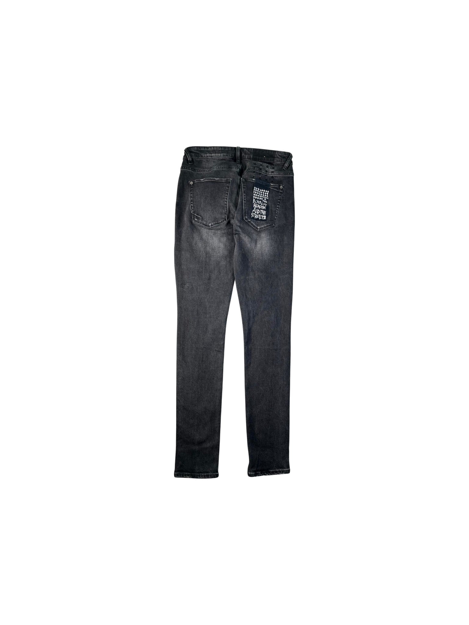 Ksubi Plain Black Wash Jeans