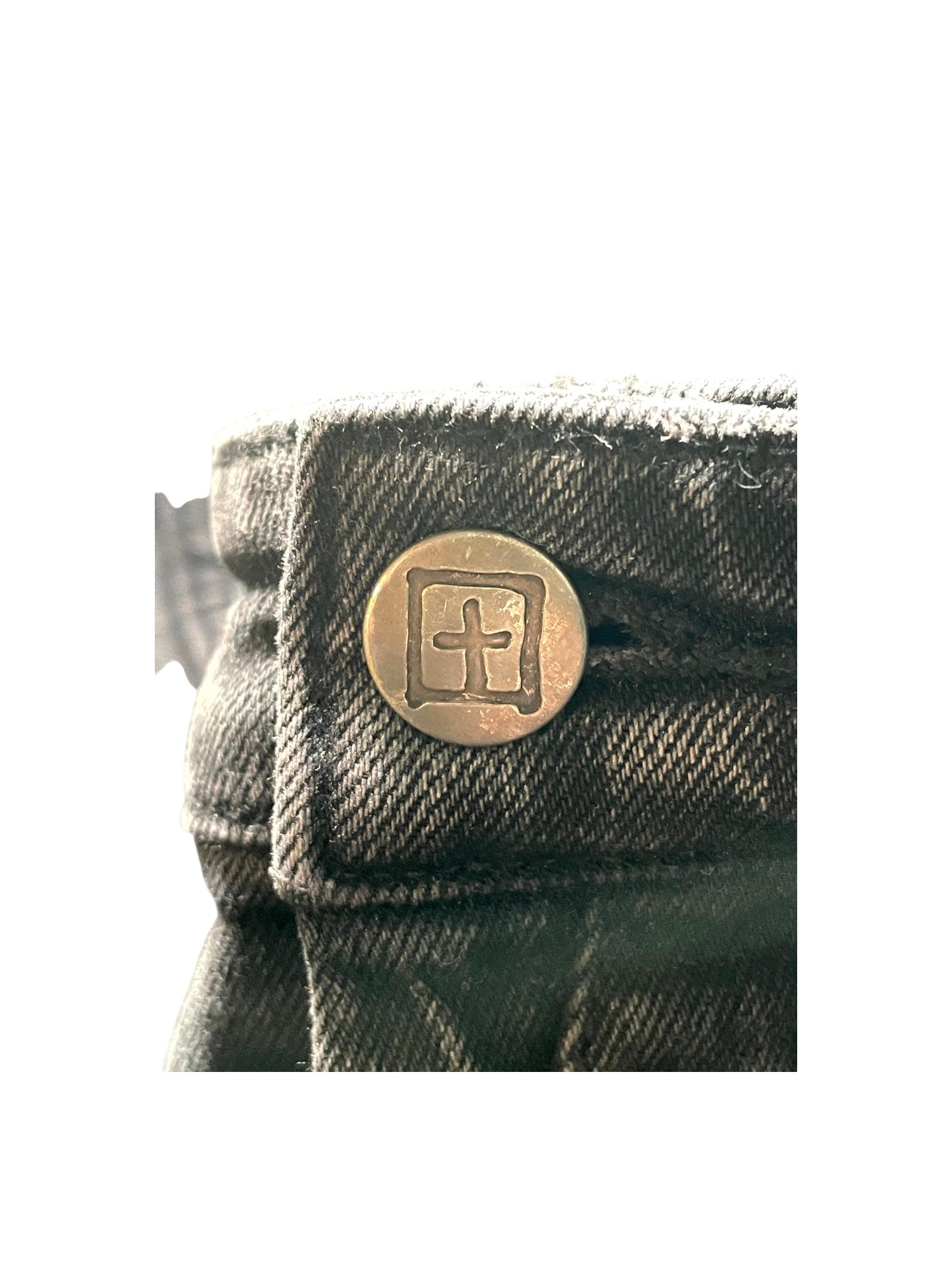 Ksubi Plain Black Wash Jeans