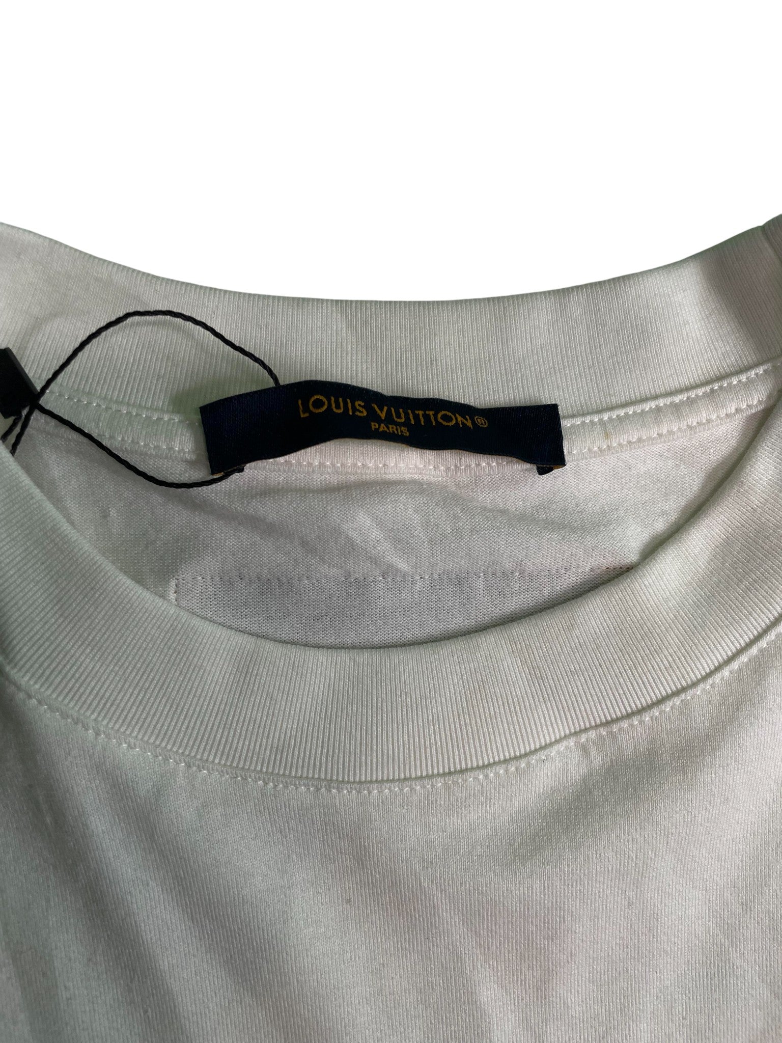 LV 'Parrot' White Tee