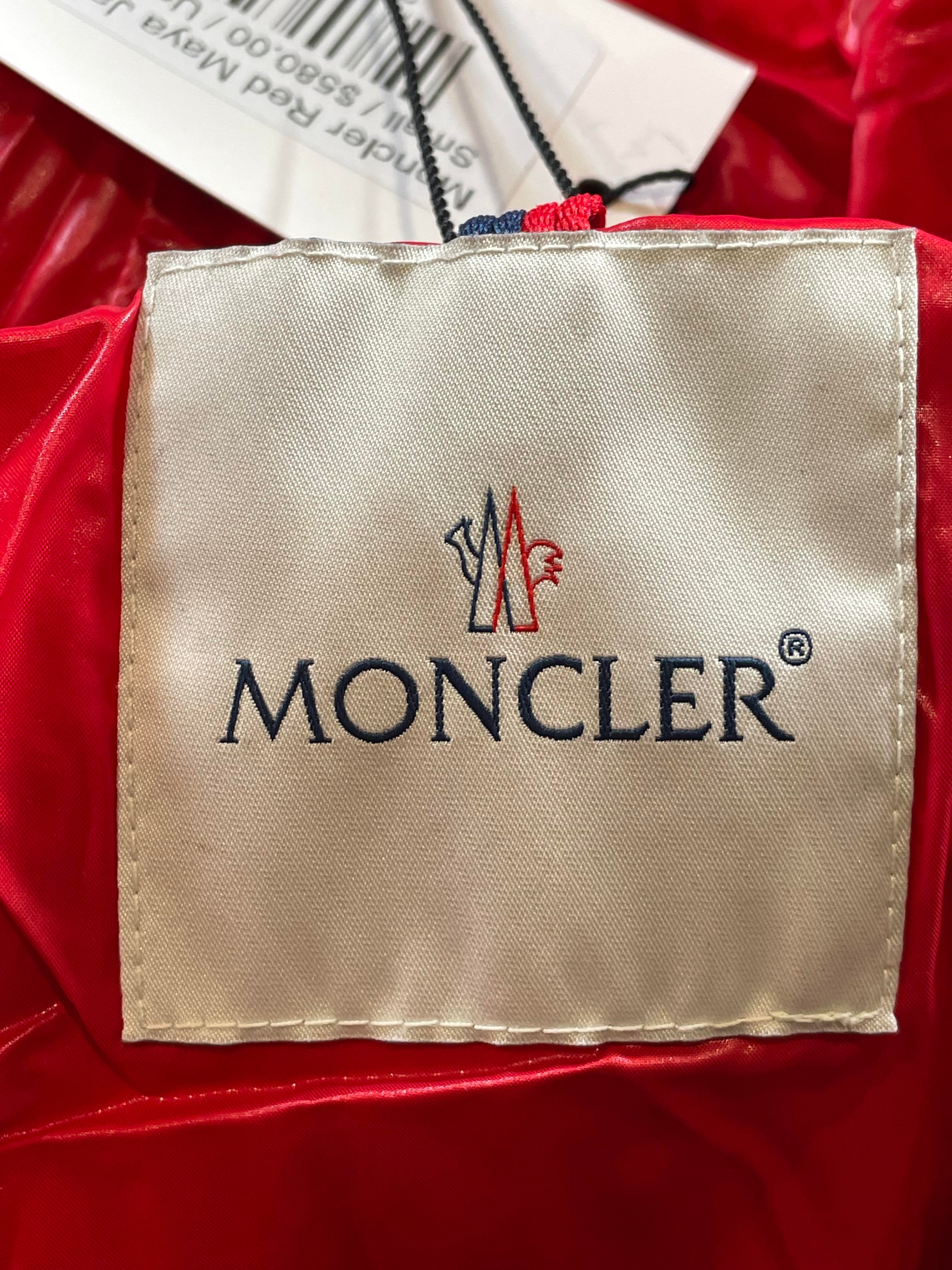 Moncler Maya Ecrins Red Jacket