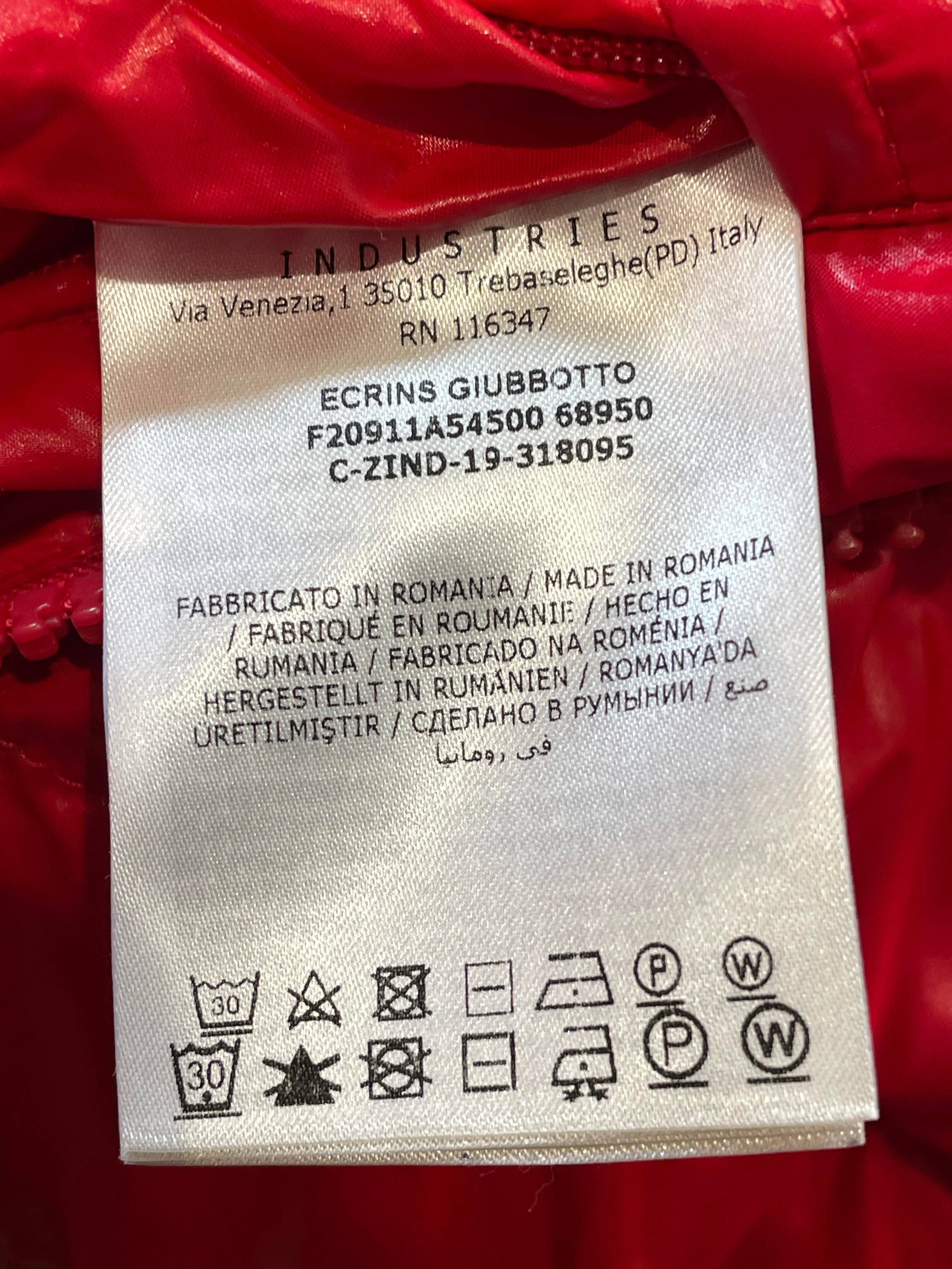 Moncler Maya Ecrins Red Jacket