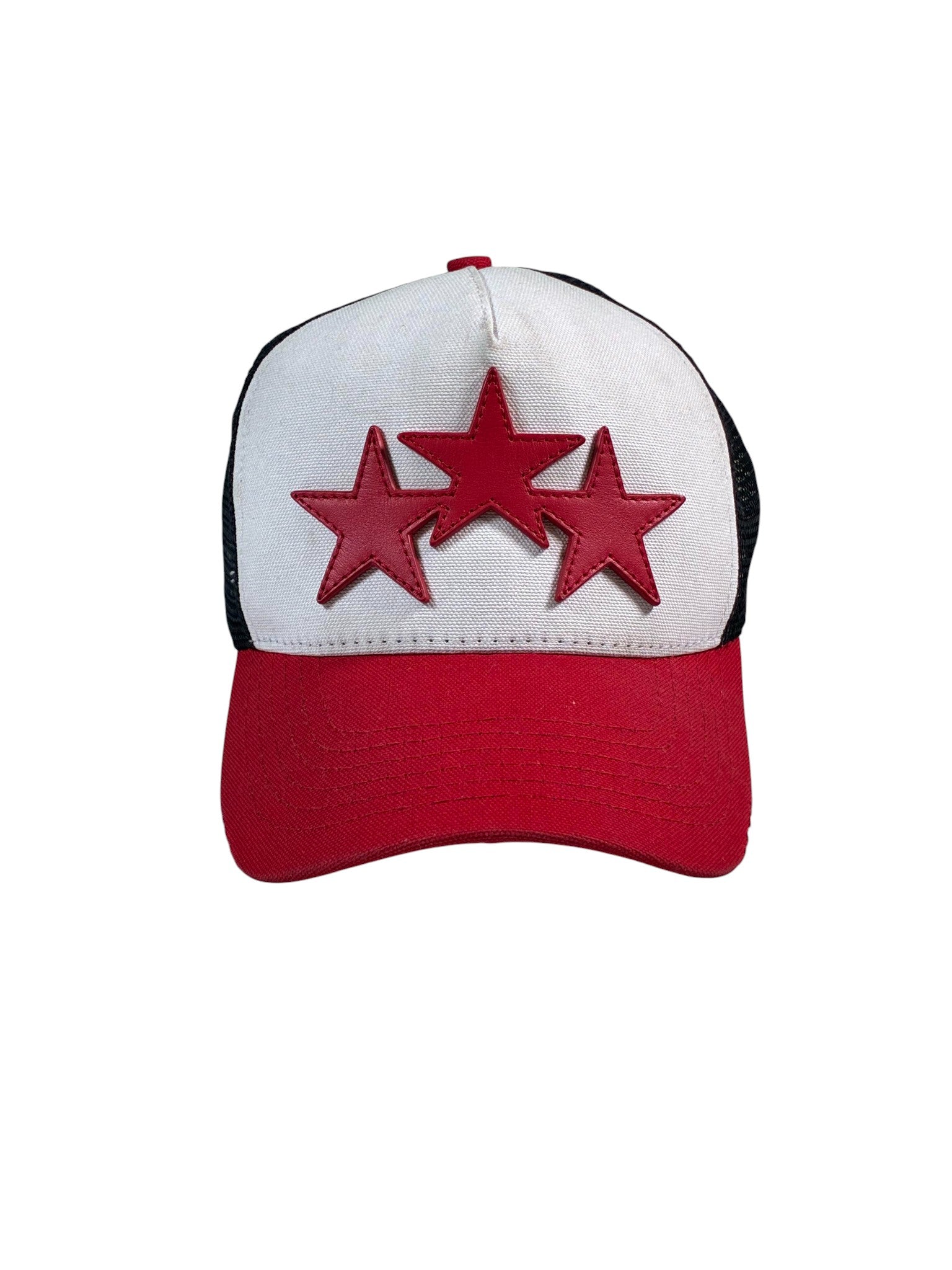 Amiri 3 Star Red & White Hat