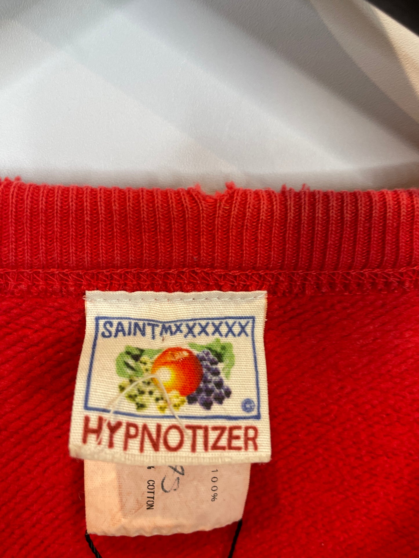 Saint Mx6 Kiss Me Crewneck Red Used Medium