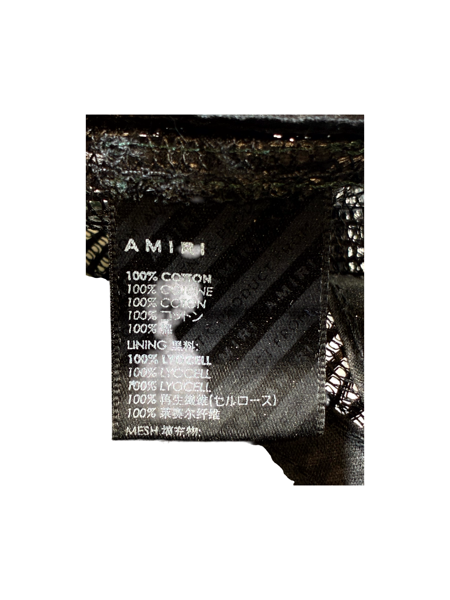 Amiri "Core Logo" Black Pink Hat