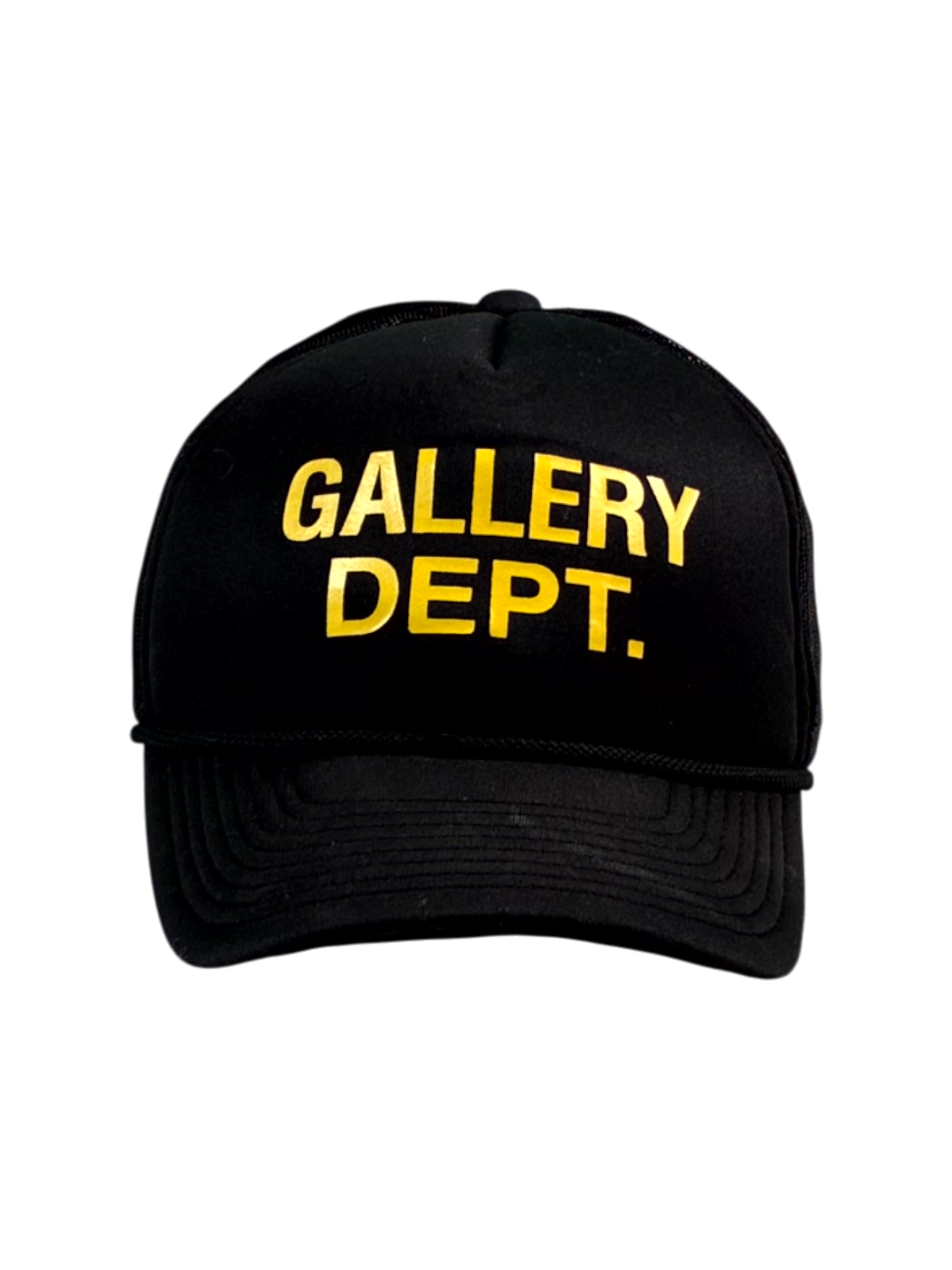 Gallery Dept Trucker Black & Yellow Hat