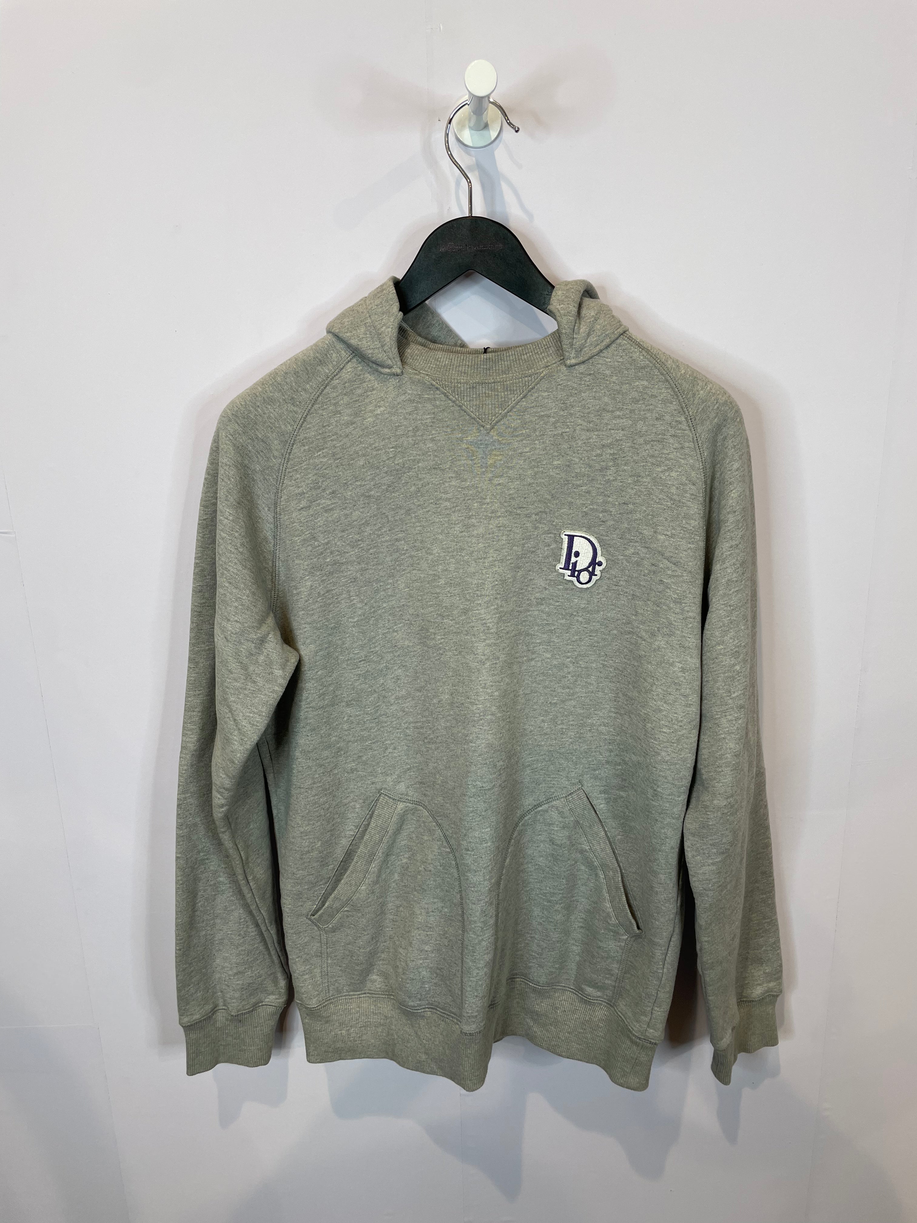 Dior Grey Purple Hoodie Used Small