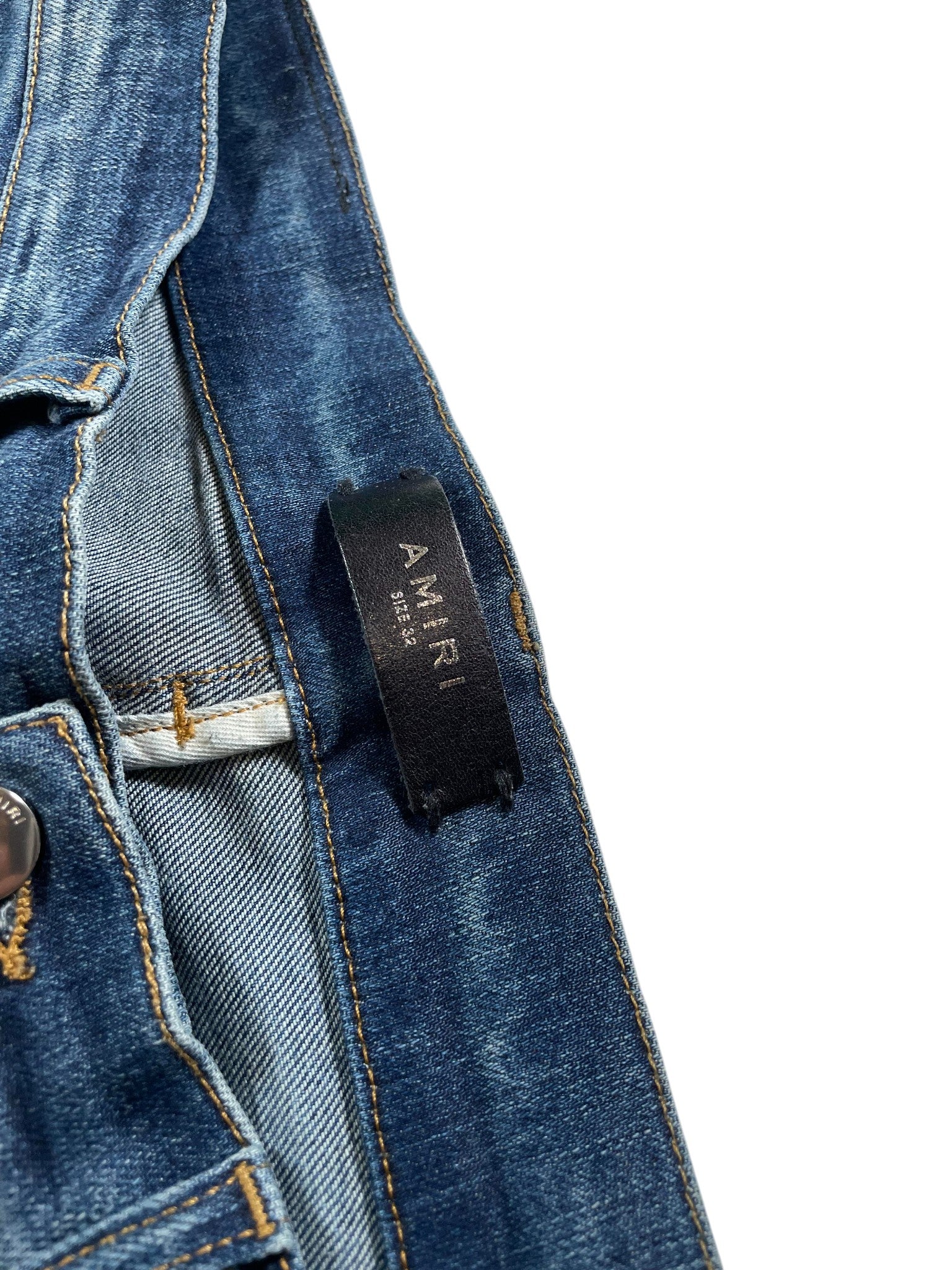 Amiri Thrasher Navy Wash Jeans