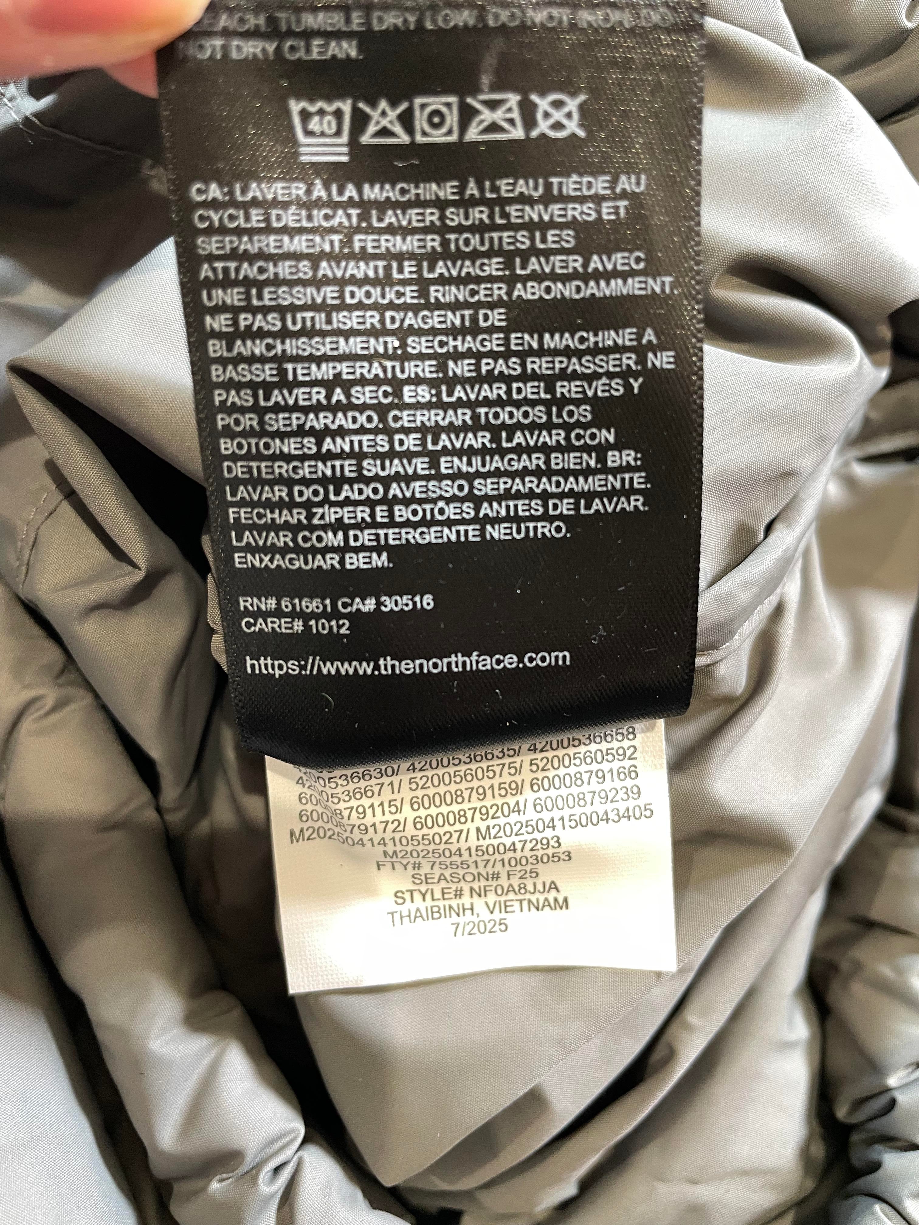 Skims x TNF 'Refina 1996 Retro Nupste' Gunmetal Jacket