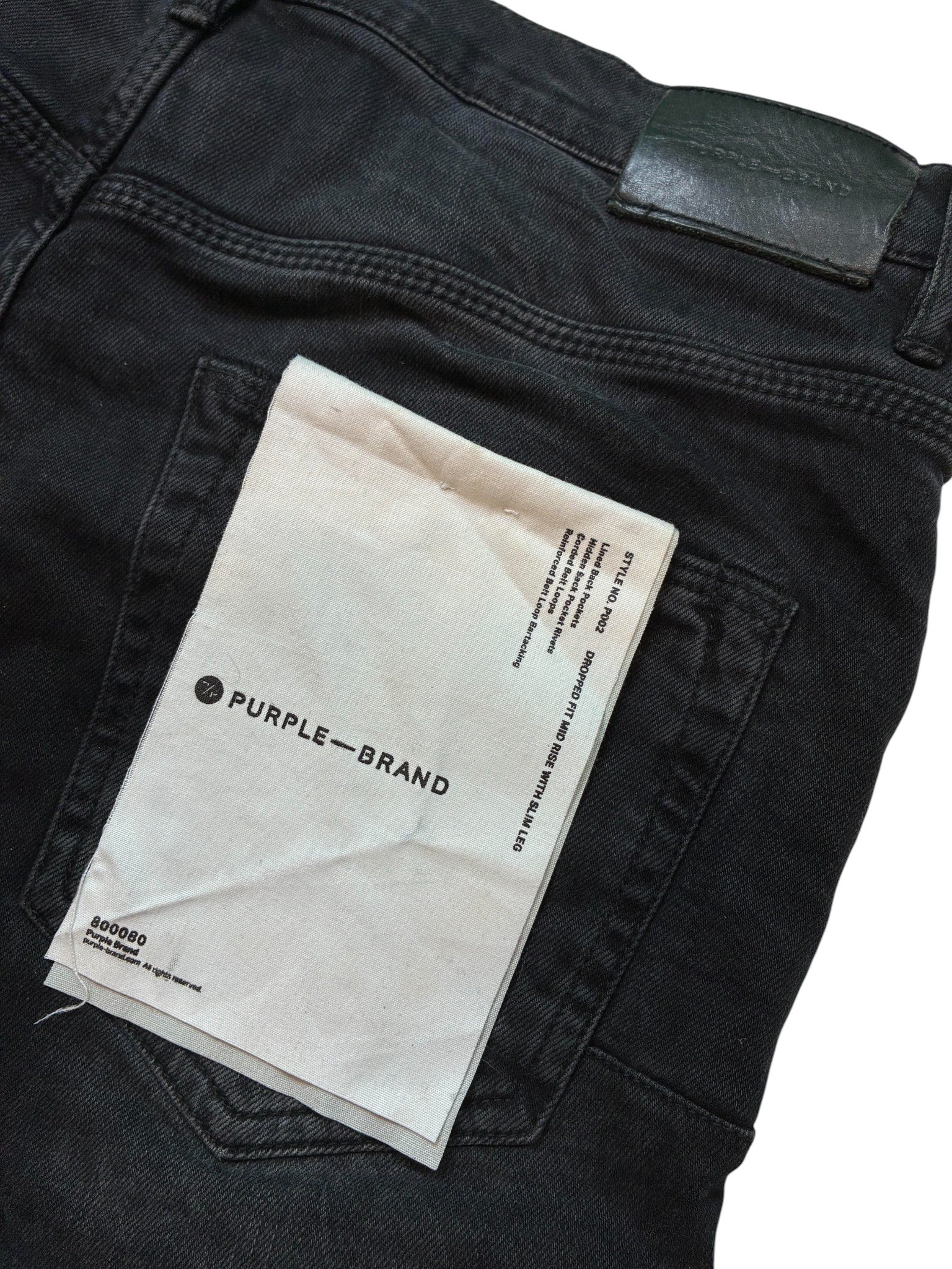 Purple Brand Black Wash Jeans