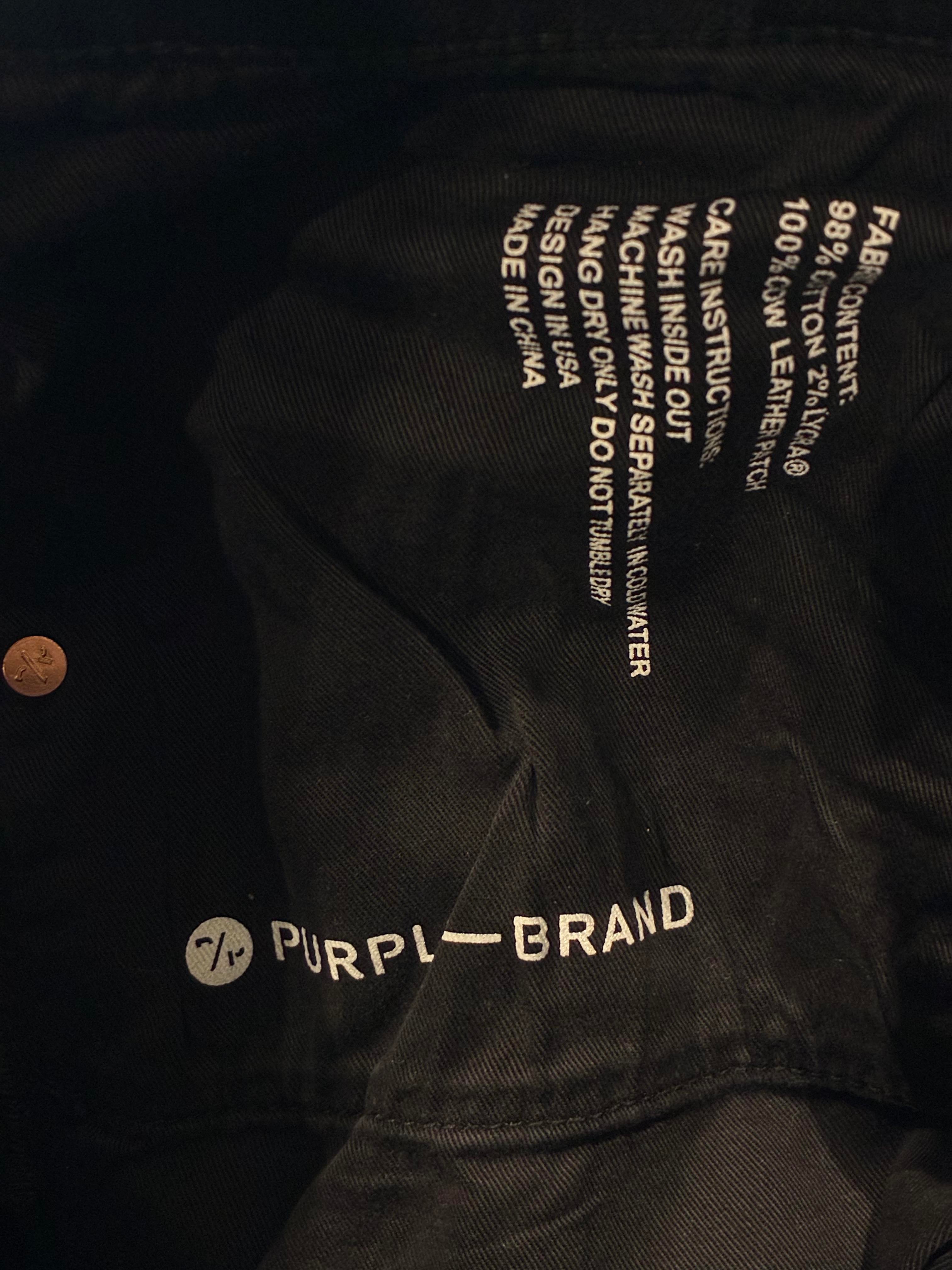 Purple Brand Black Wash Jeans