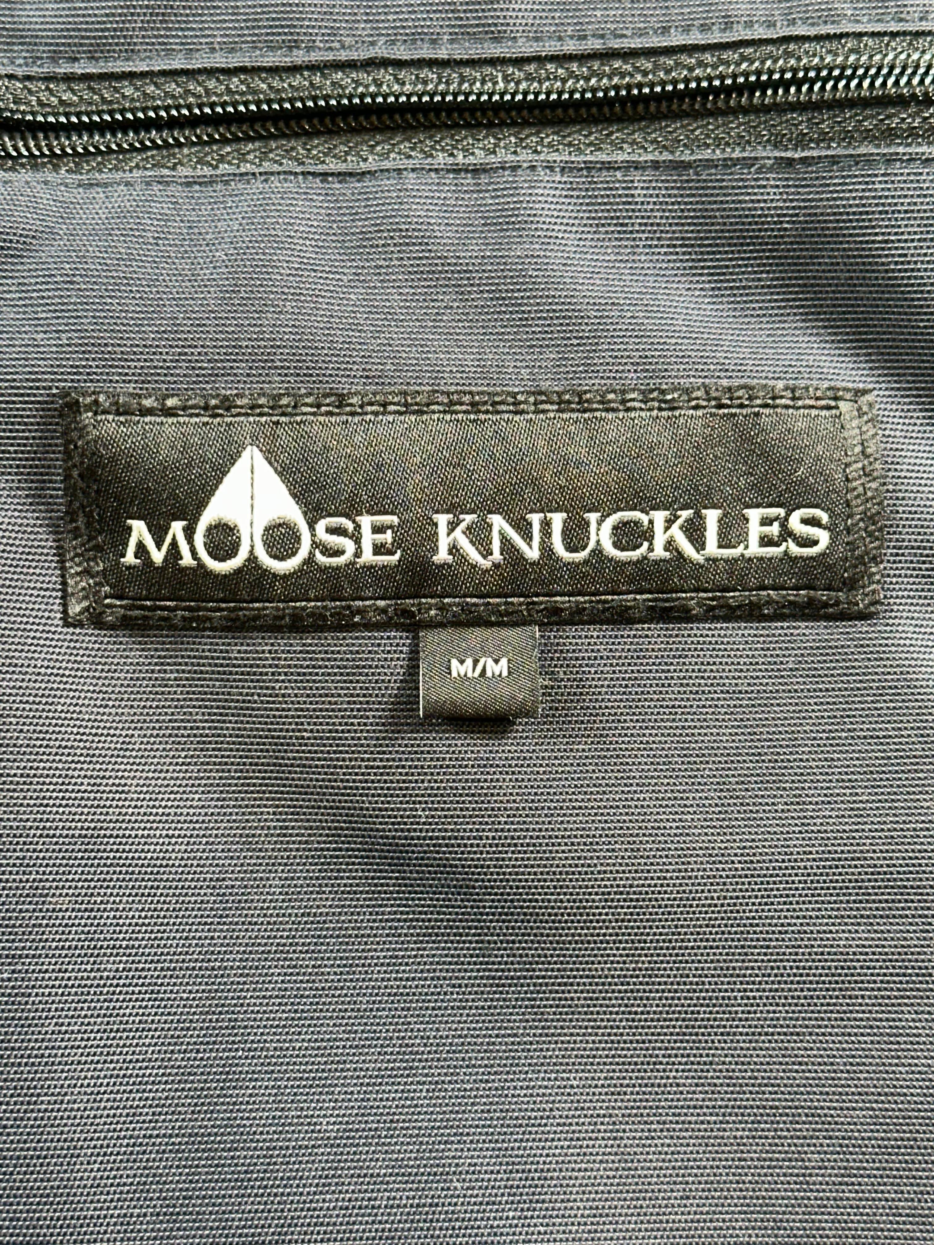 Moose Knuckles Black Fur 3Q Navy Jacket