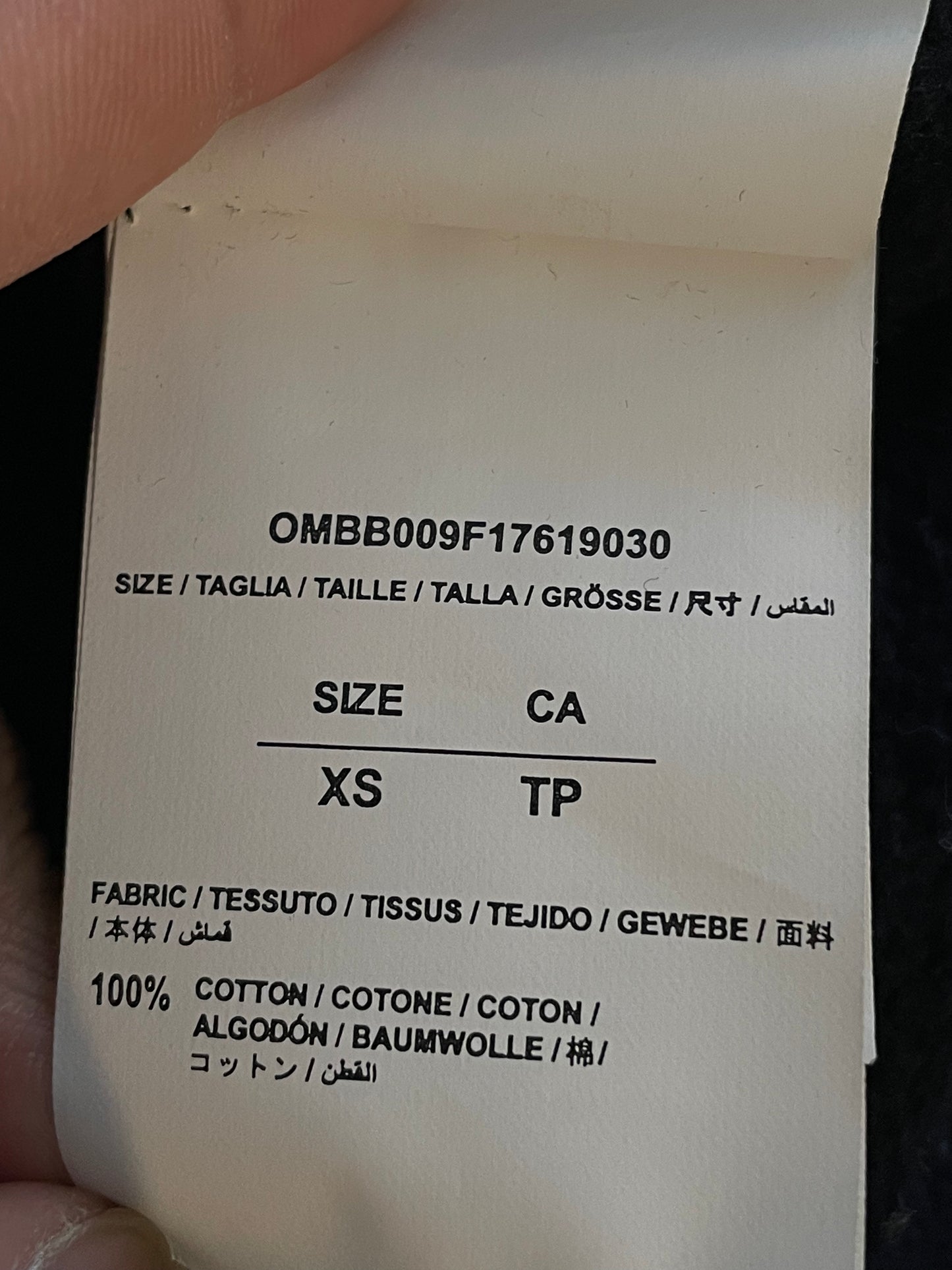 Off White Black Splatter Hoodie