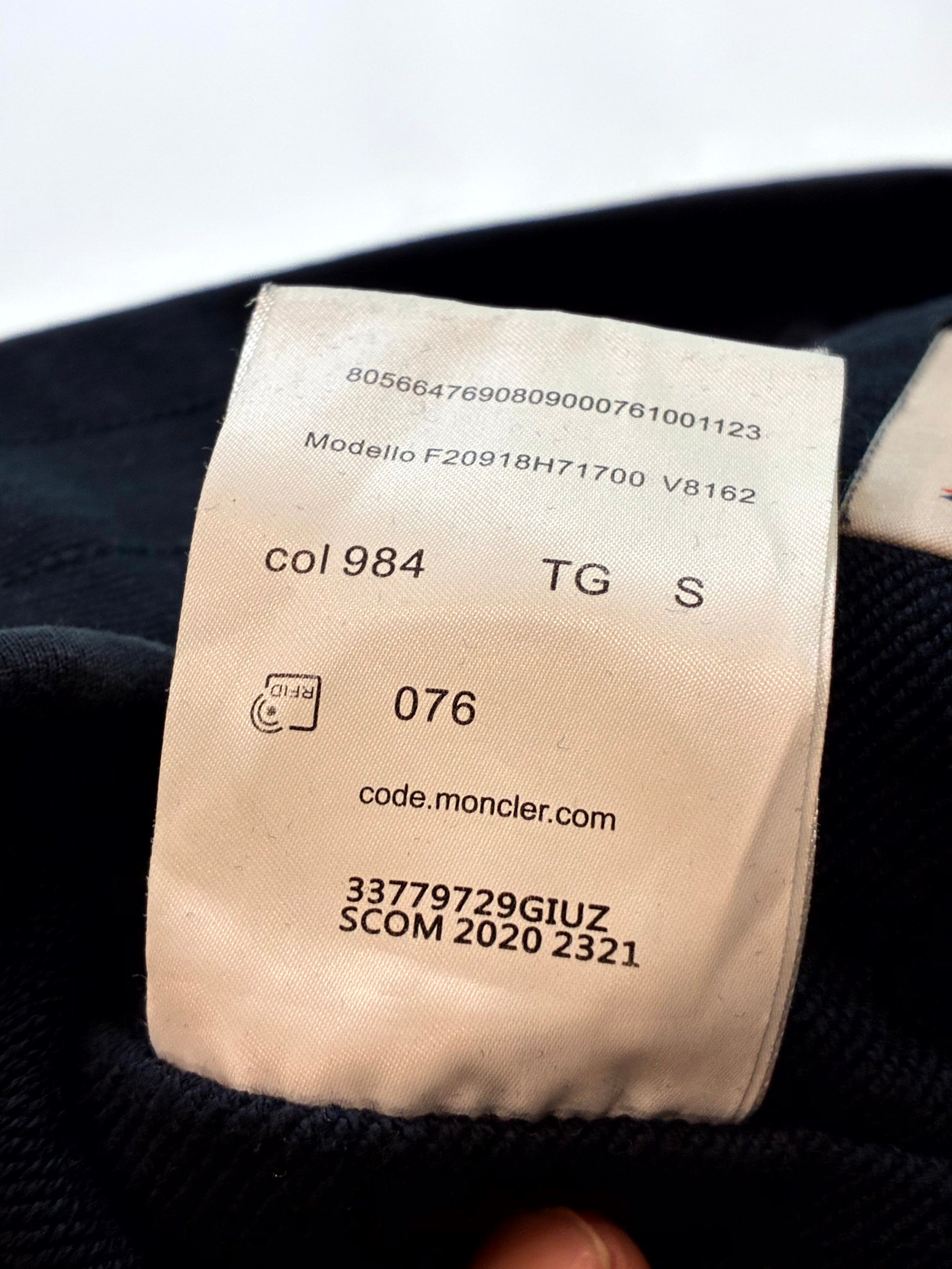Moncler Navy RWB Stripe Sweats