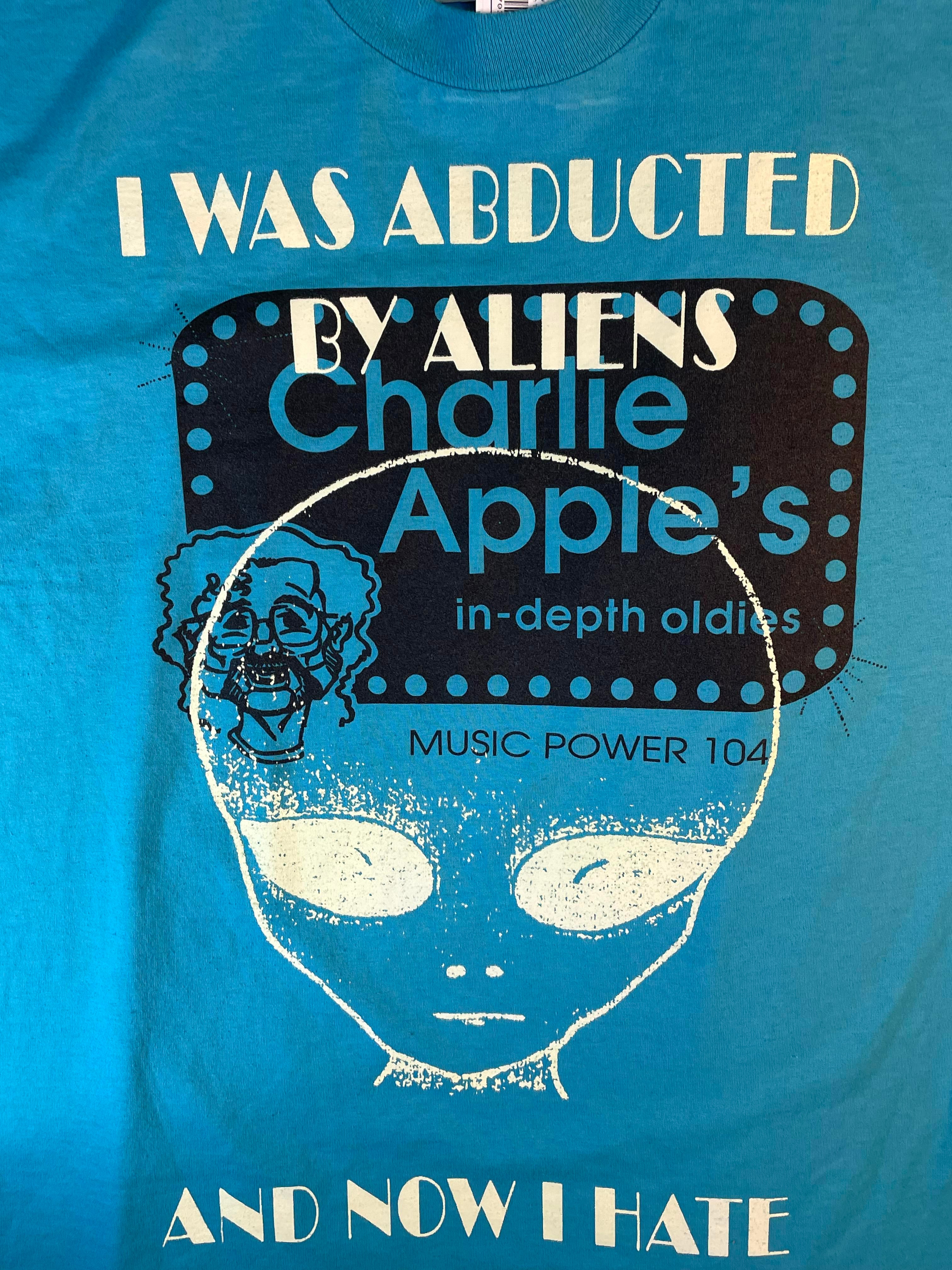Better With Age Abducted By Aliens Baby Blue Tee