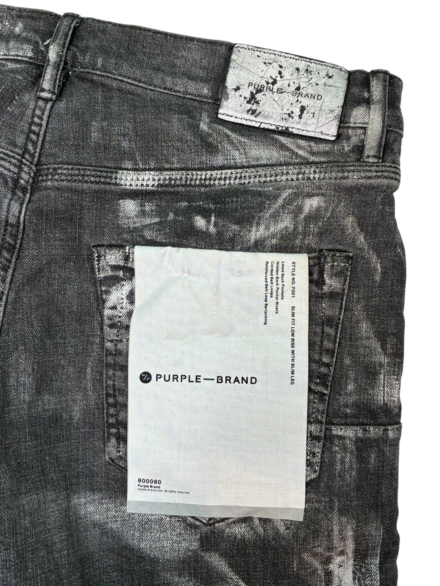 Purple Brand Black & Grey Jeans