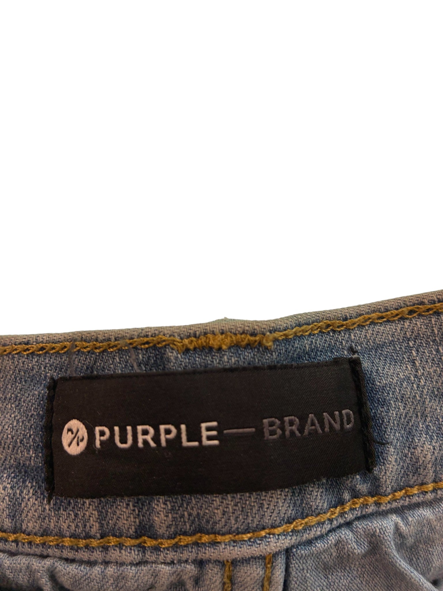 Purple Brand Light Wash Blowout Jeans