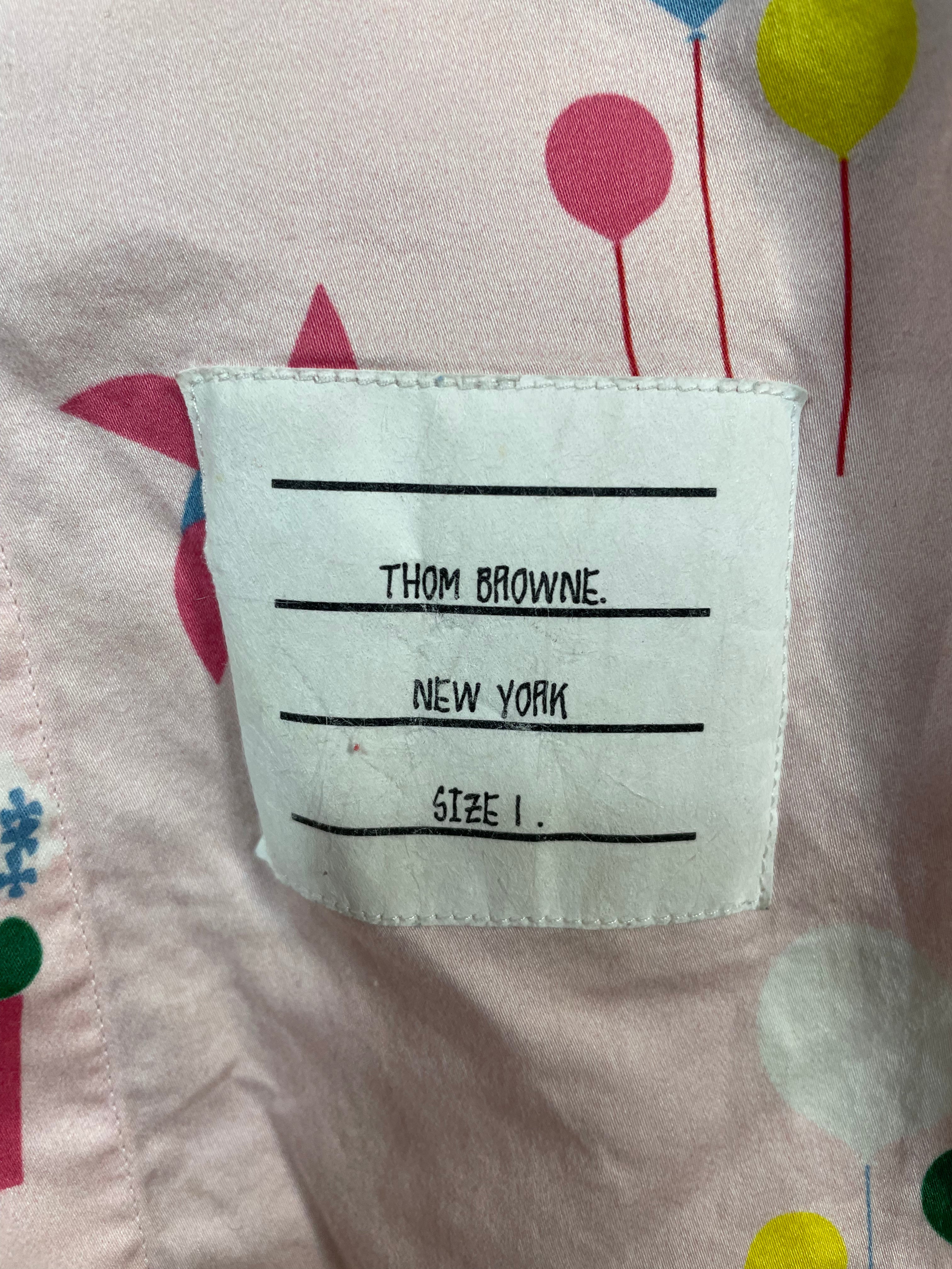 Thom Browne Button Up Pink Floral Used 1(Small)