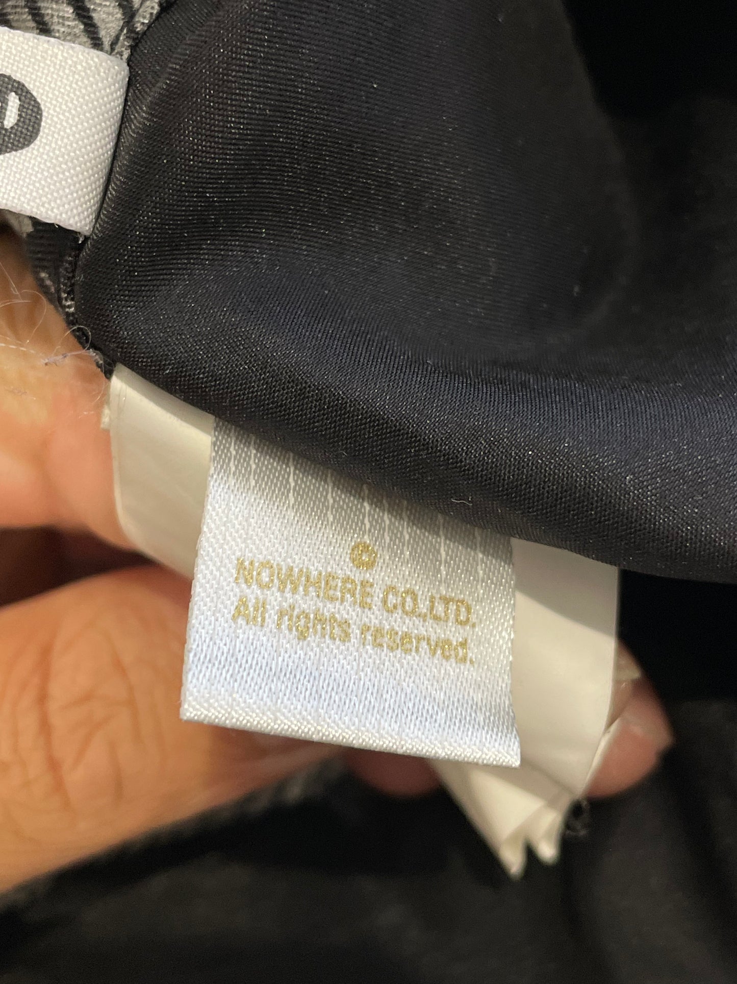 BAPE Mono Black & Silver Camo Track Pants
