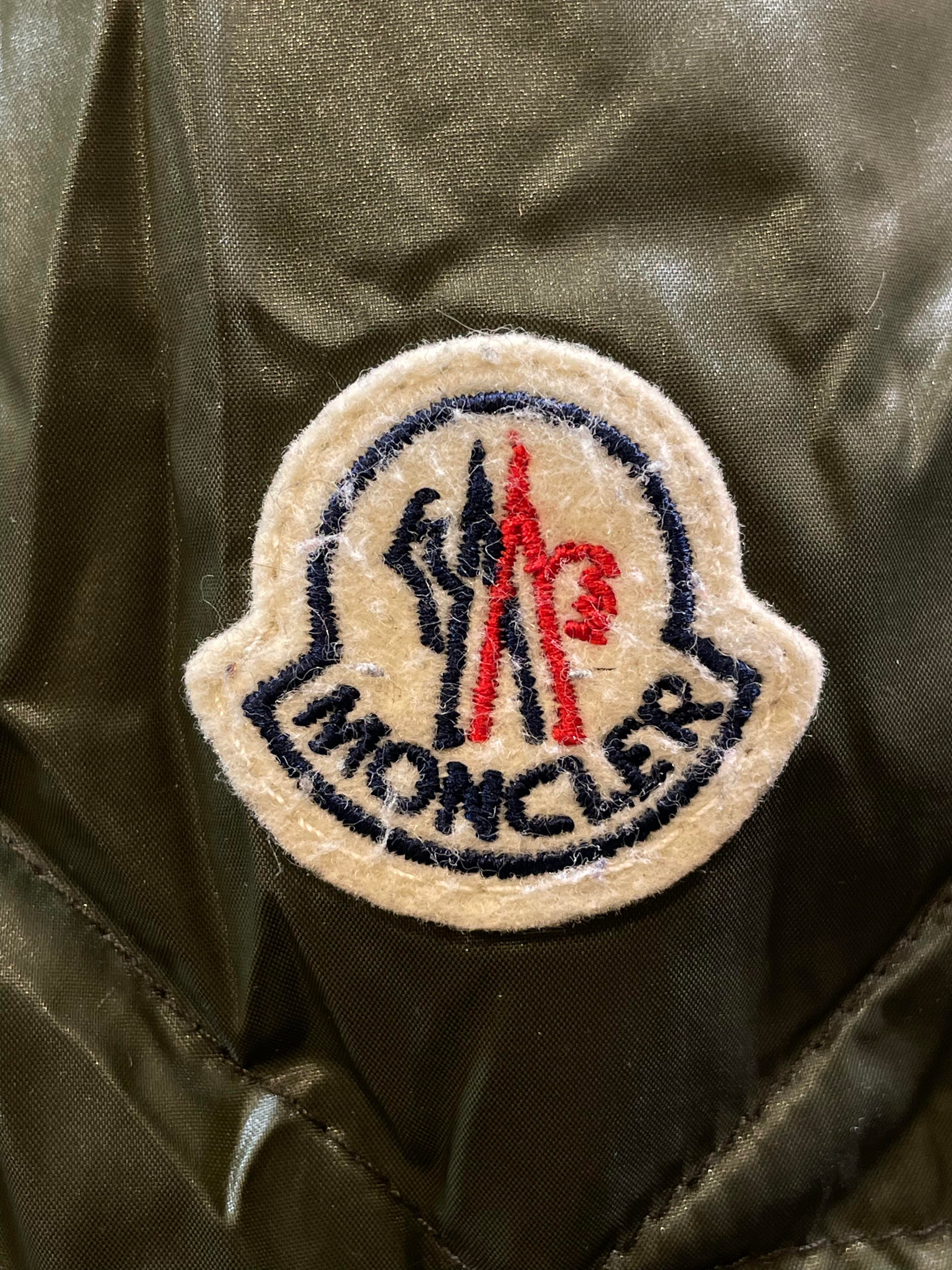 Moncler Vignemale Olive & Orange Jacket