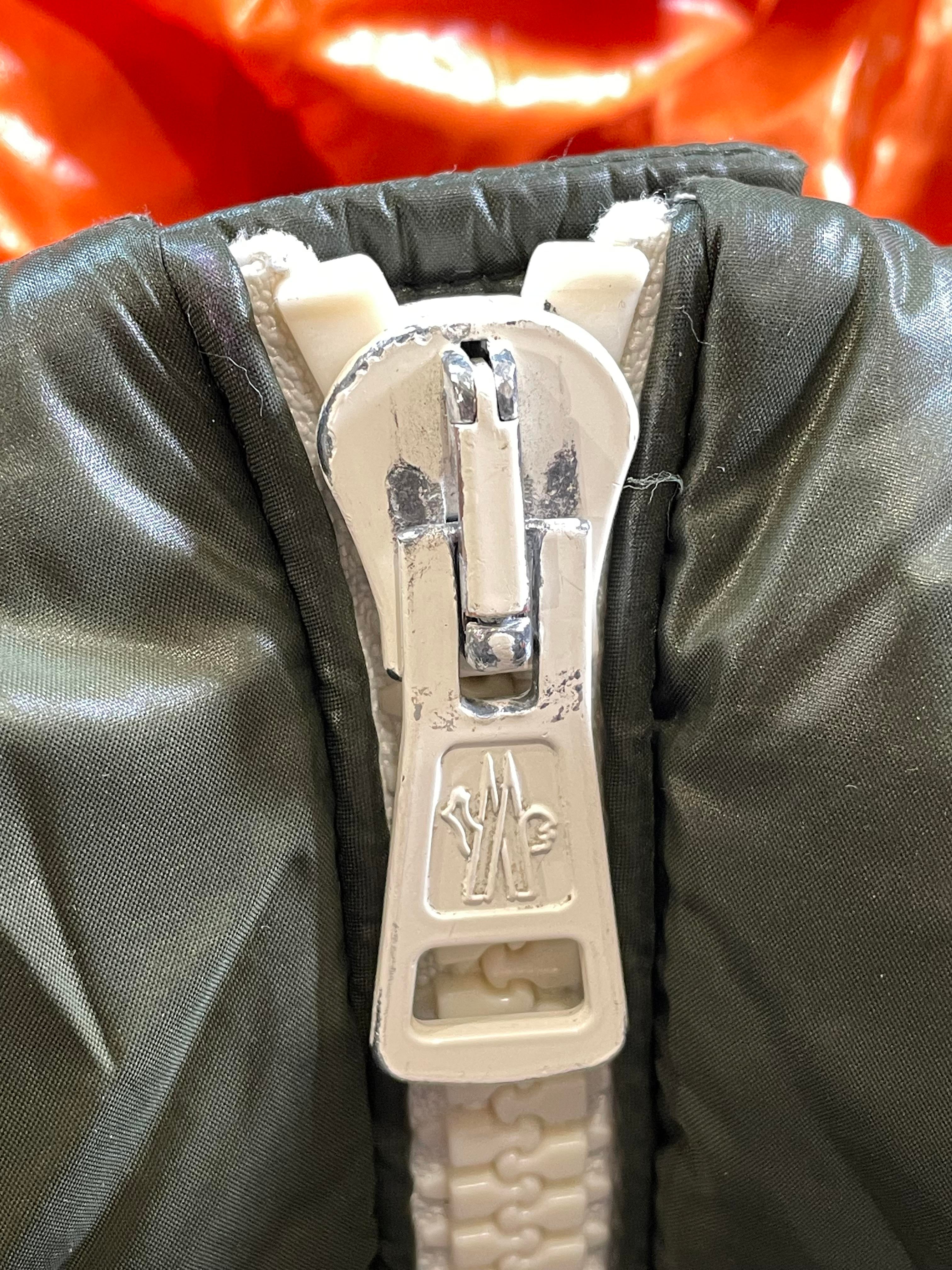 Moncler Vignemale Olive & Orange Jacket