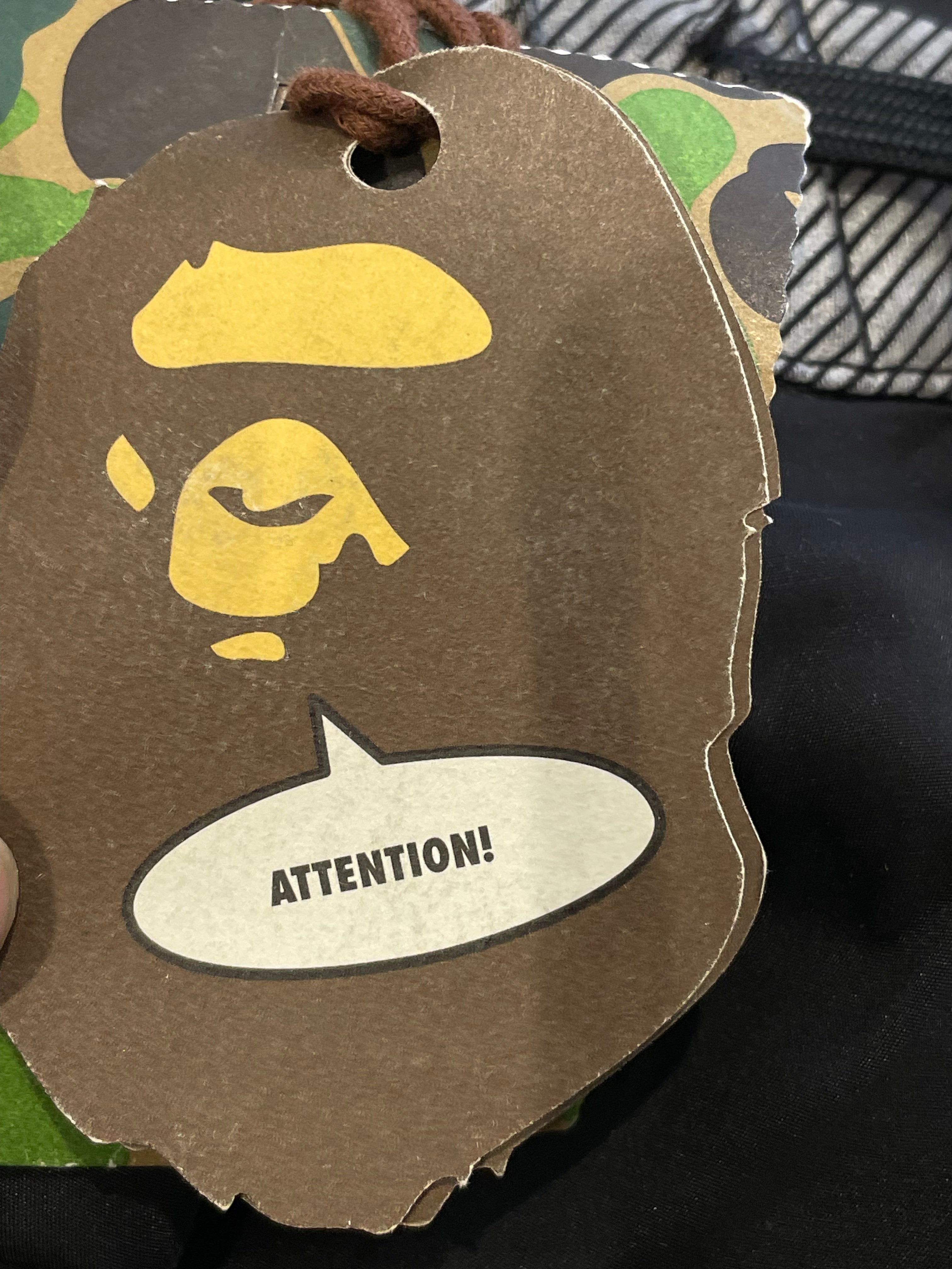 BAPE Mono Camo Black & Silver Track Pants