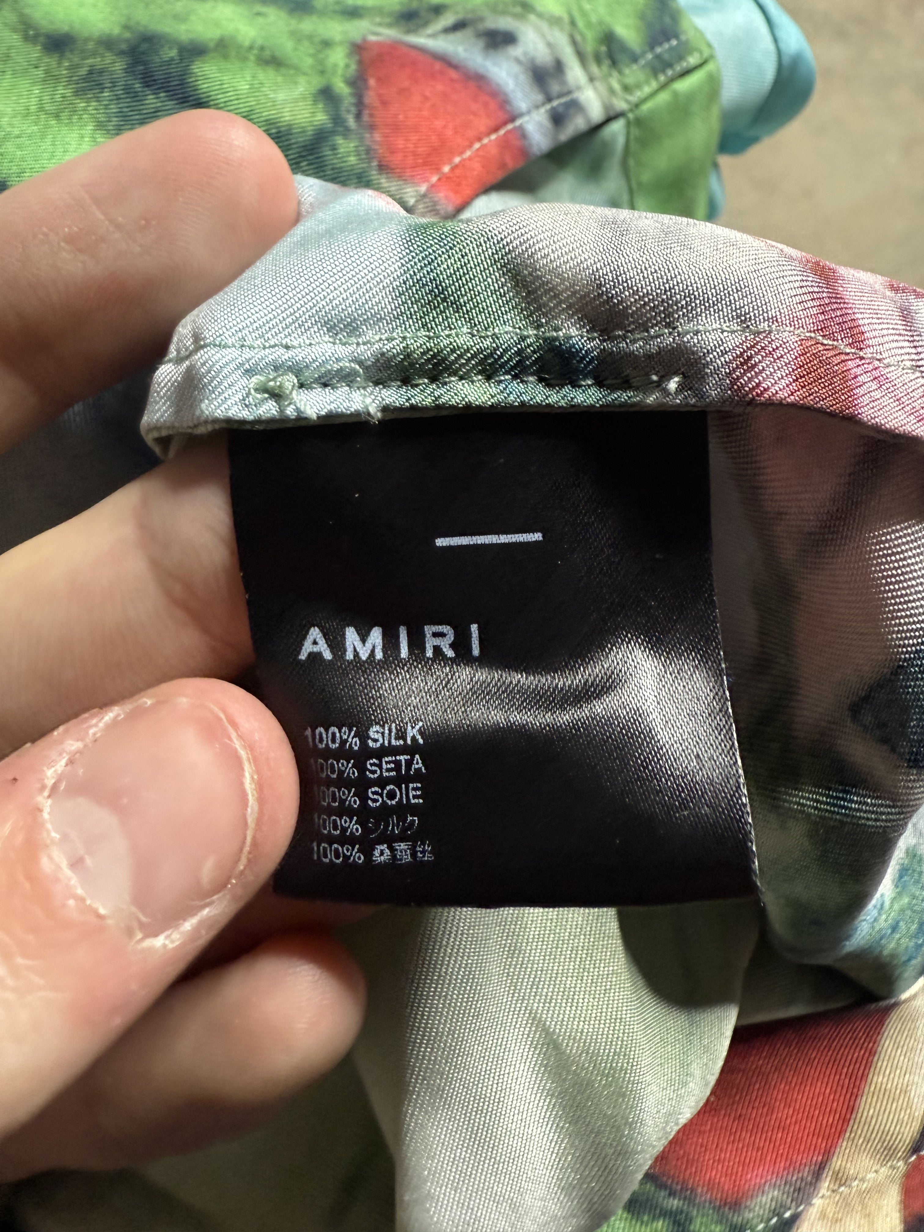 Amiri St Barth Button Up Used XS