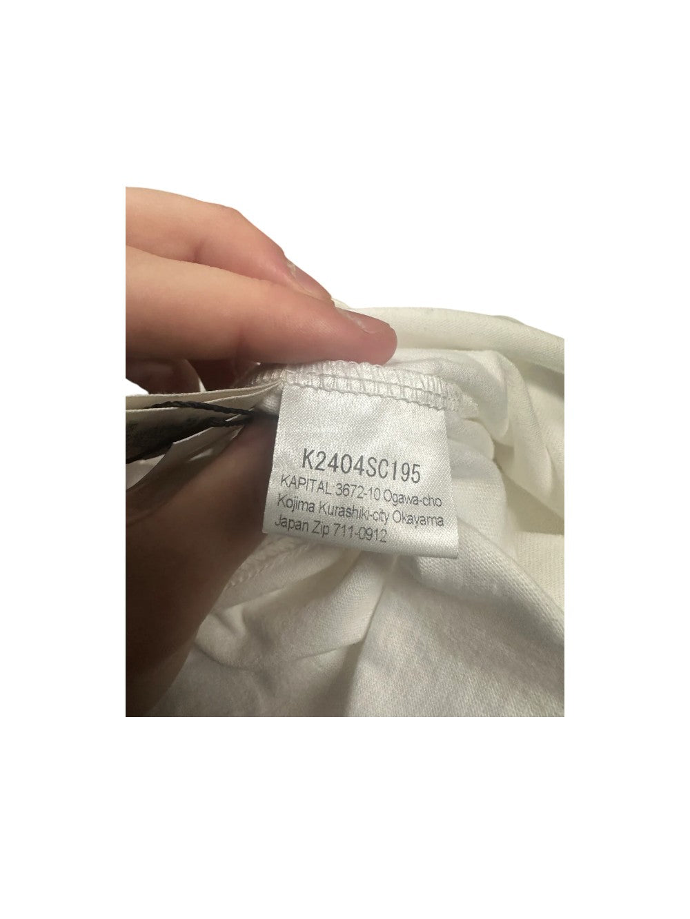 Kapital Nest Egg White Sleeveless Tee