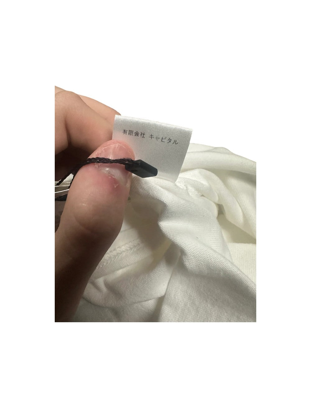 Kapital Nest Egg White Sleeveless Tee