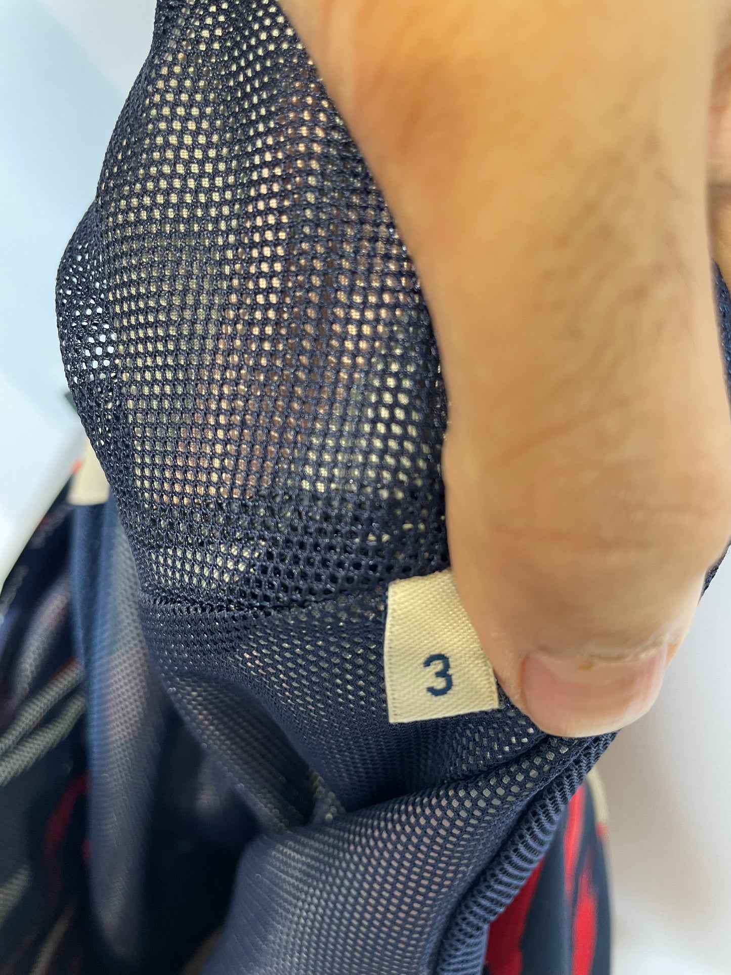 Moncler Windbreaker Blue Red Used Large