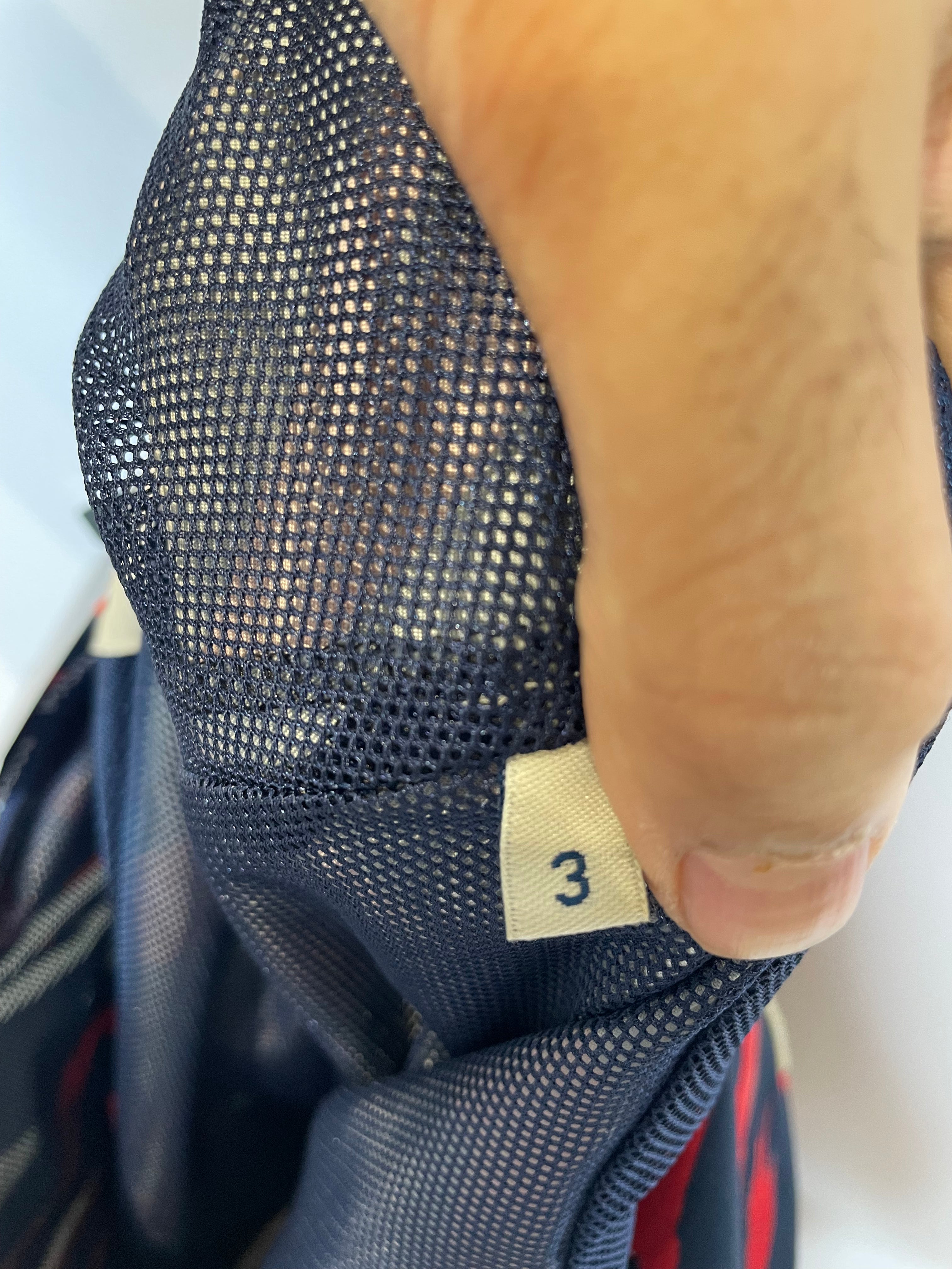 Moncler Windbreaker Blue Red Used Large