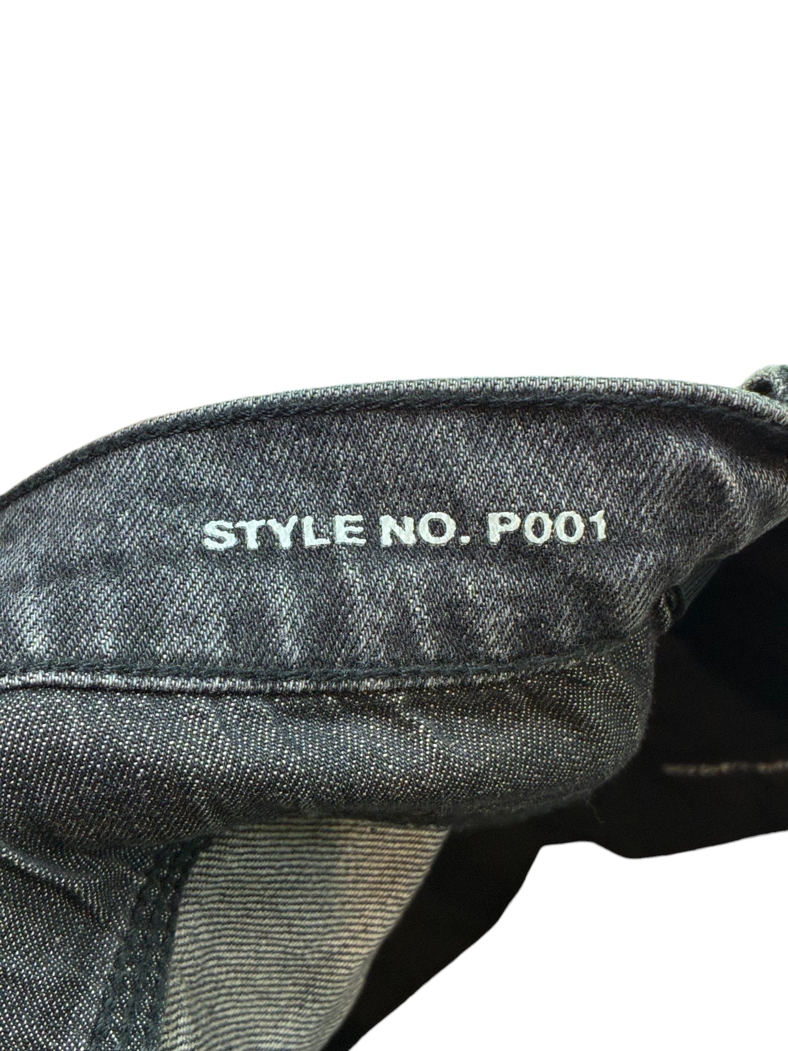 Purple Brand Black Wash Ripped Jeans