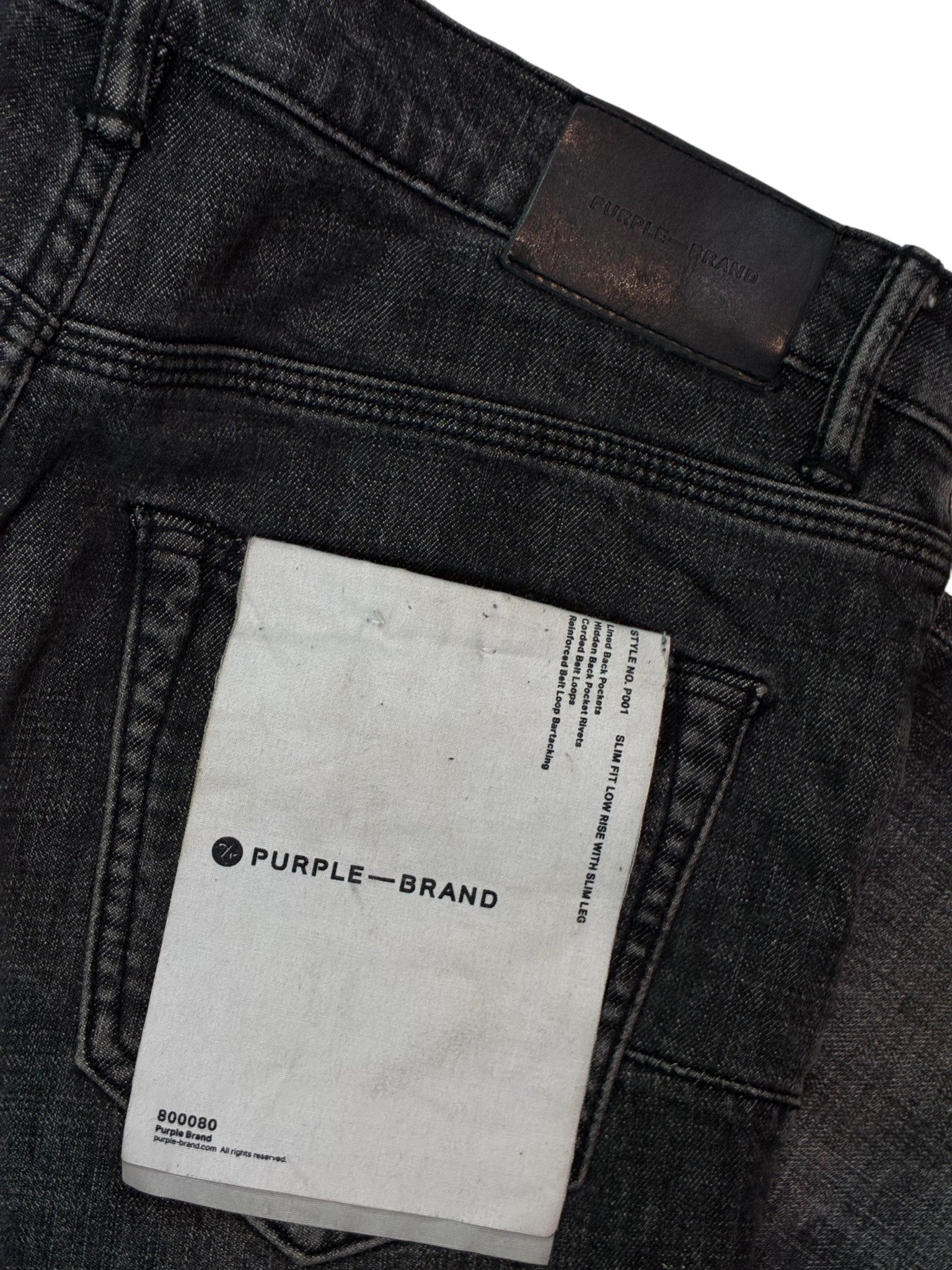 Purple Brand Black Jeans