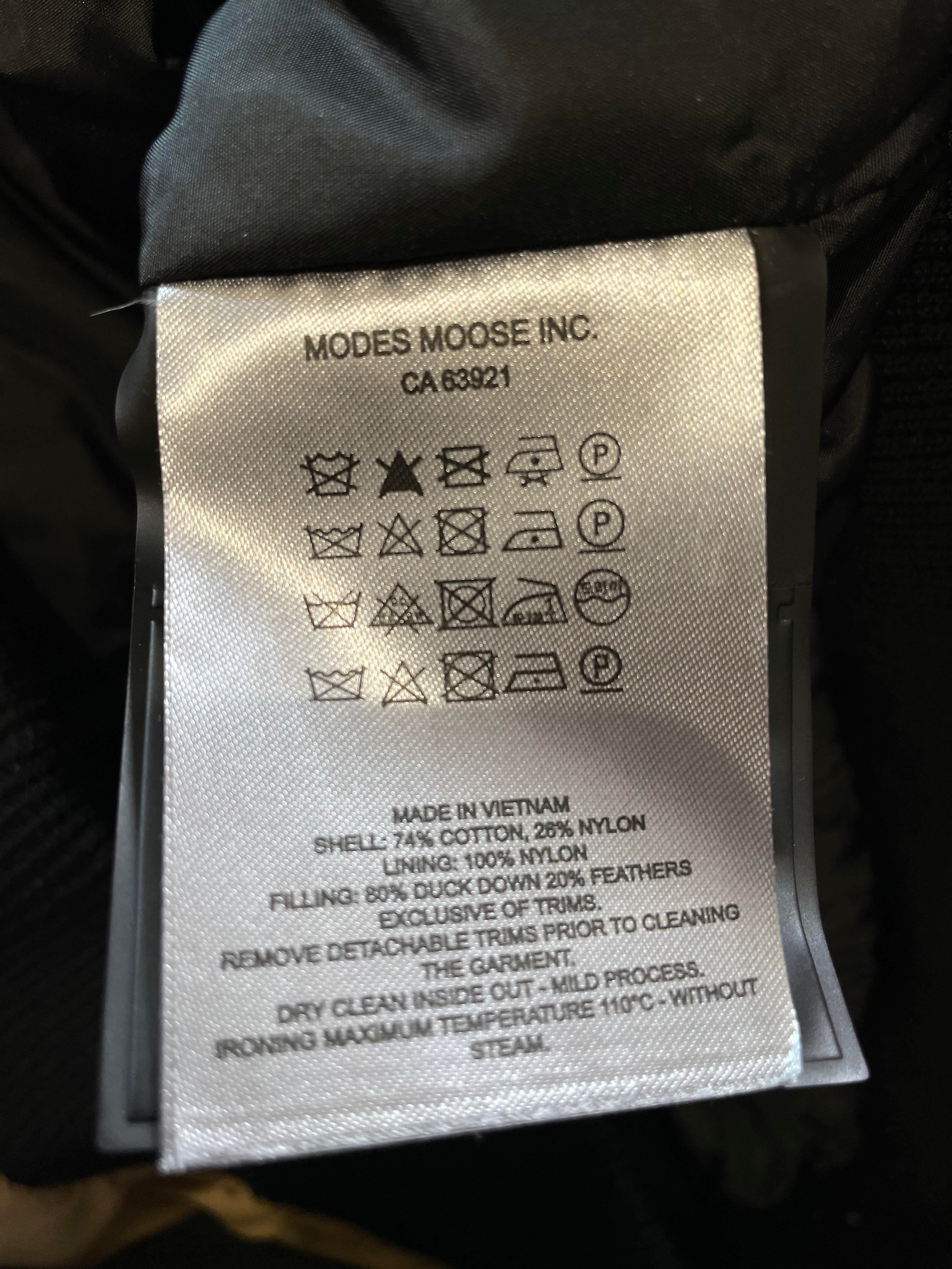 Moose Knuckles 3Q Black Fur Tan Bomber Jacket