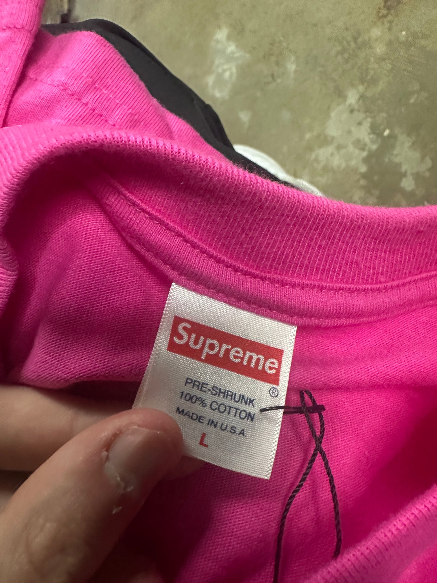 Supreme Electro Tee Pink Large New