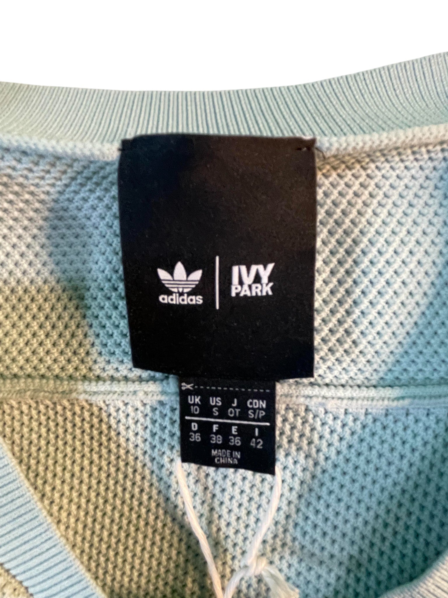 Adidas Ivy Park Teal Crop Top