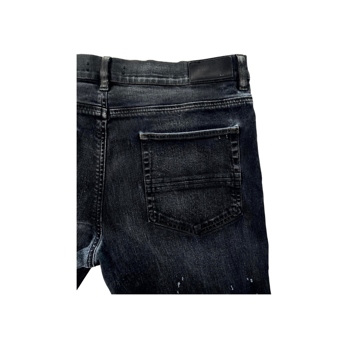 Amiri Wash Shotgun Black & Blue Jeans