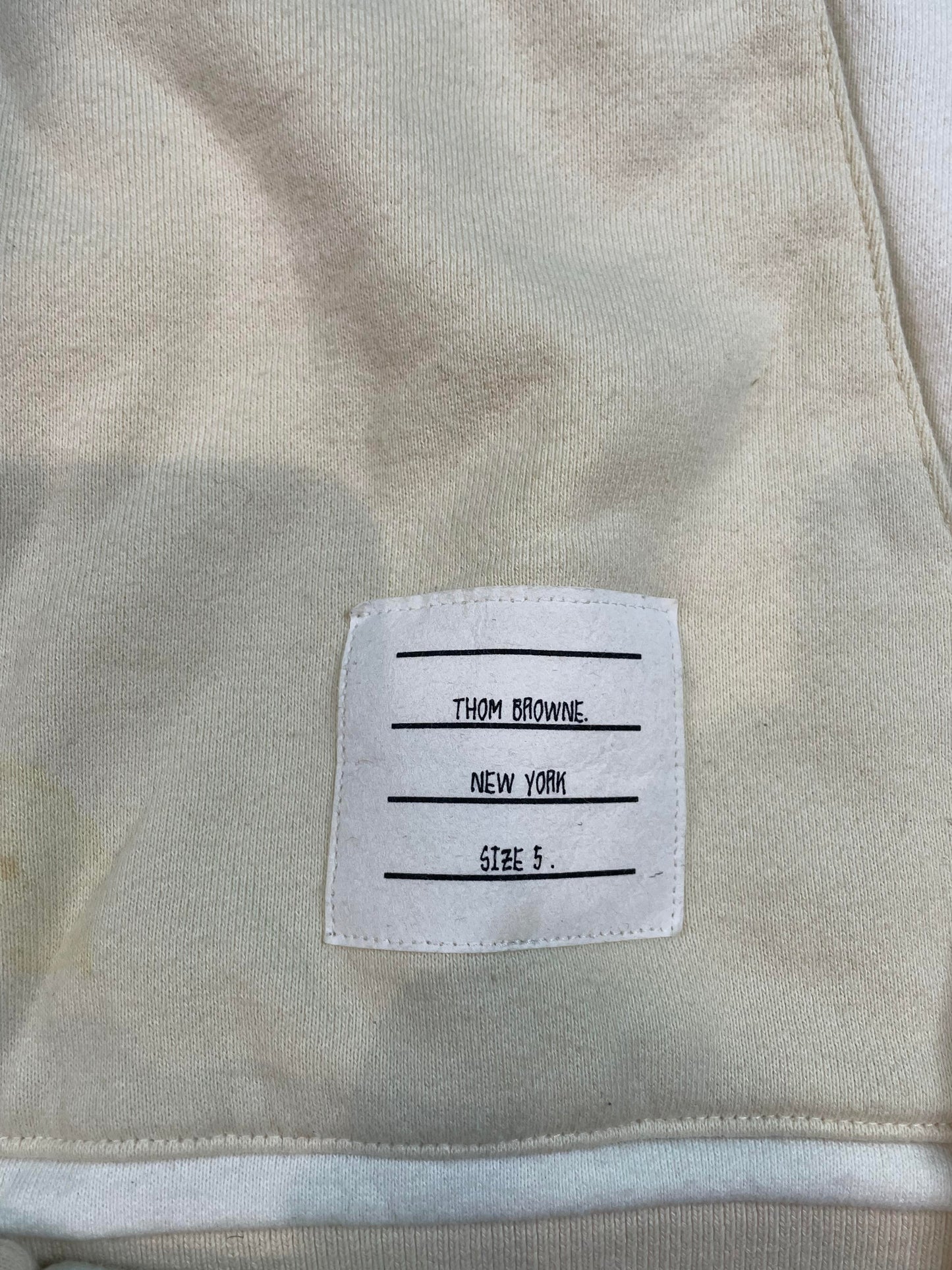 Thom Browne Sweatsuit Cream Beige