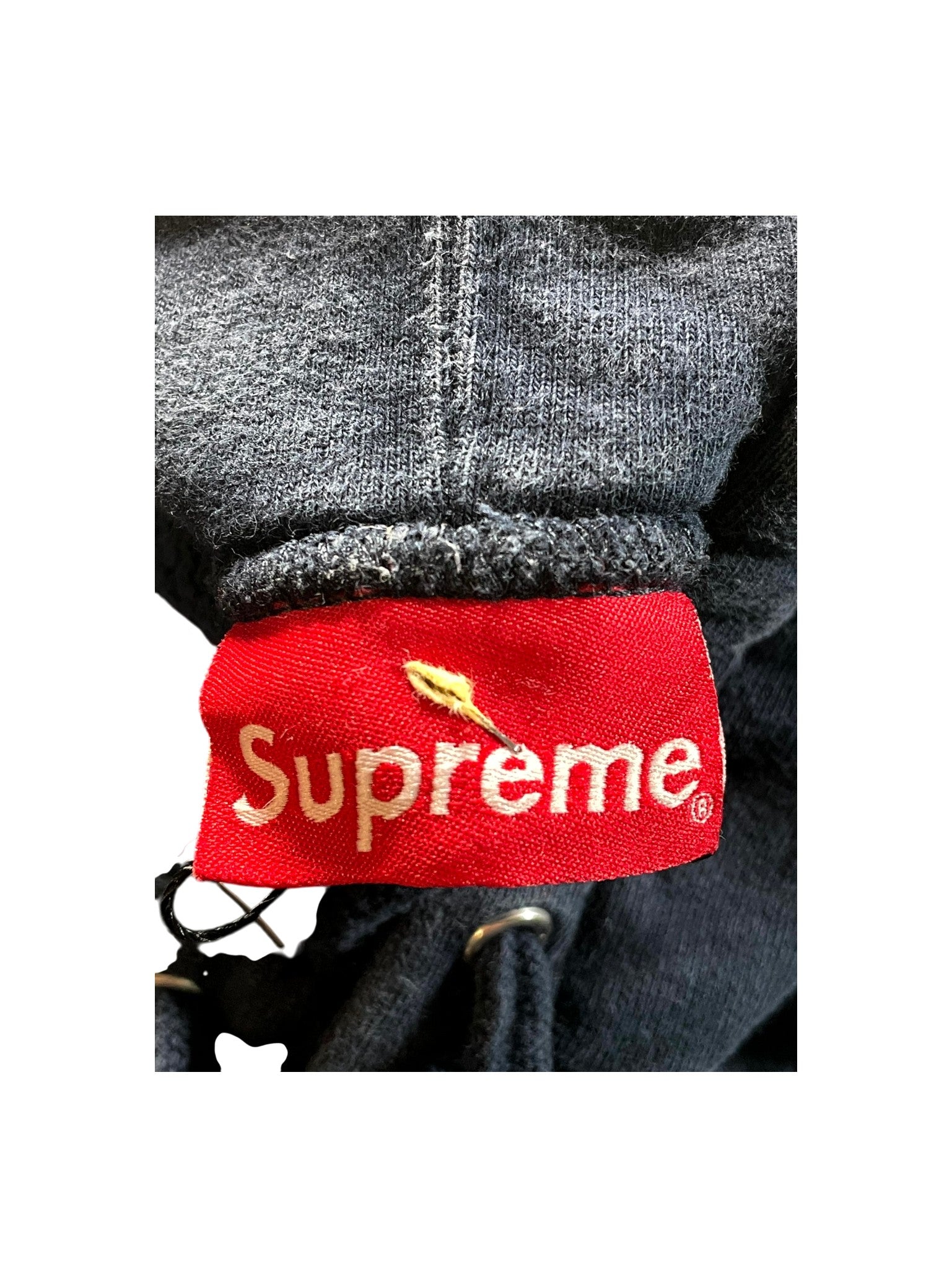 Supreme Navy, Cream & Grey Hoodie
