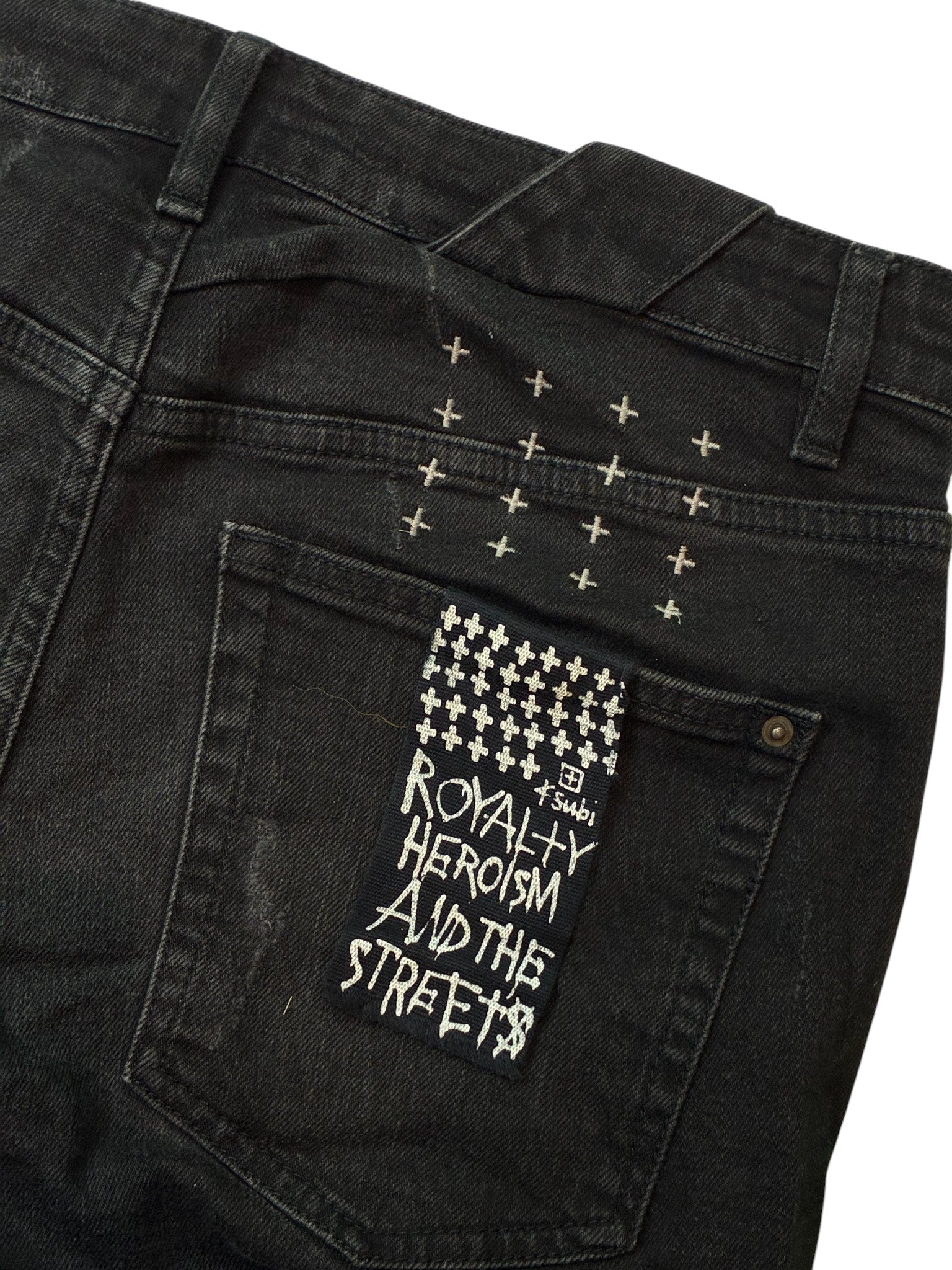 Ksubi Black Ripped Jeans