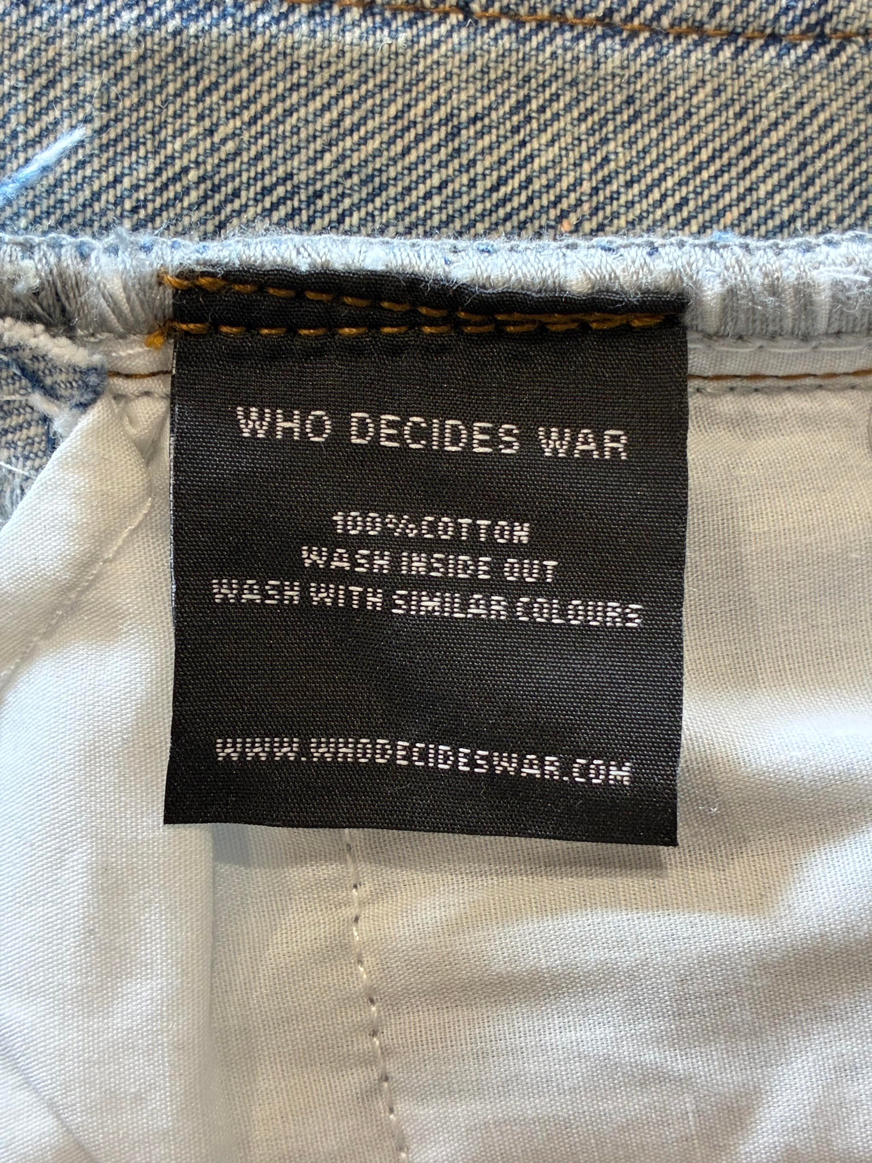 Who Decides War 'Coliseum' Light Wash Blue Jeans
