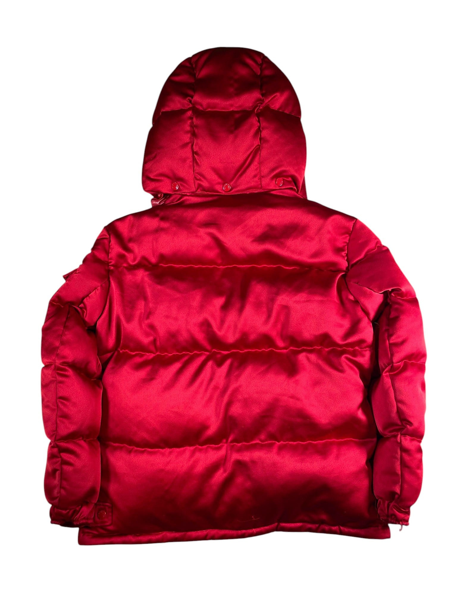 Moncler Satin Maya Red Jacket