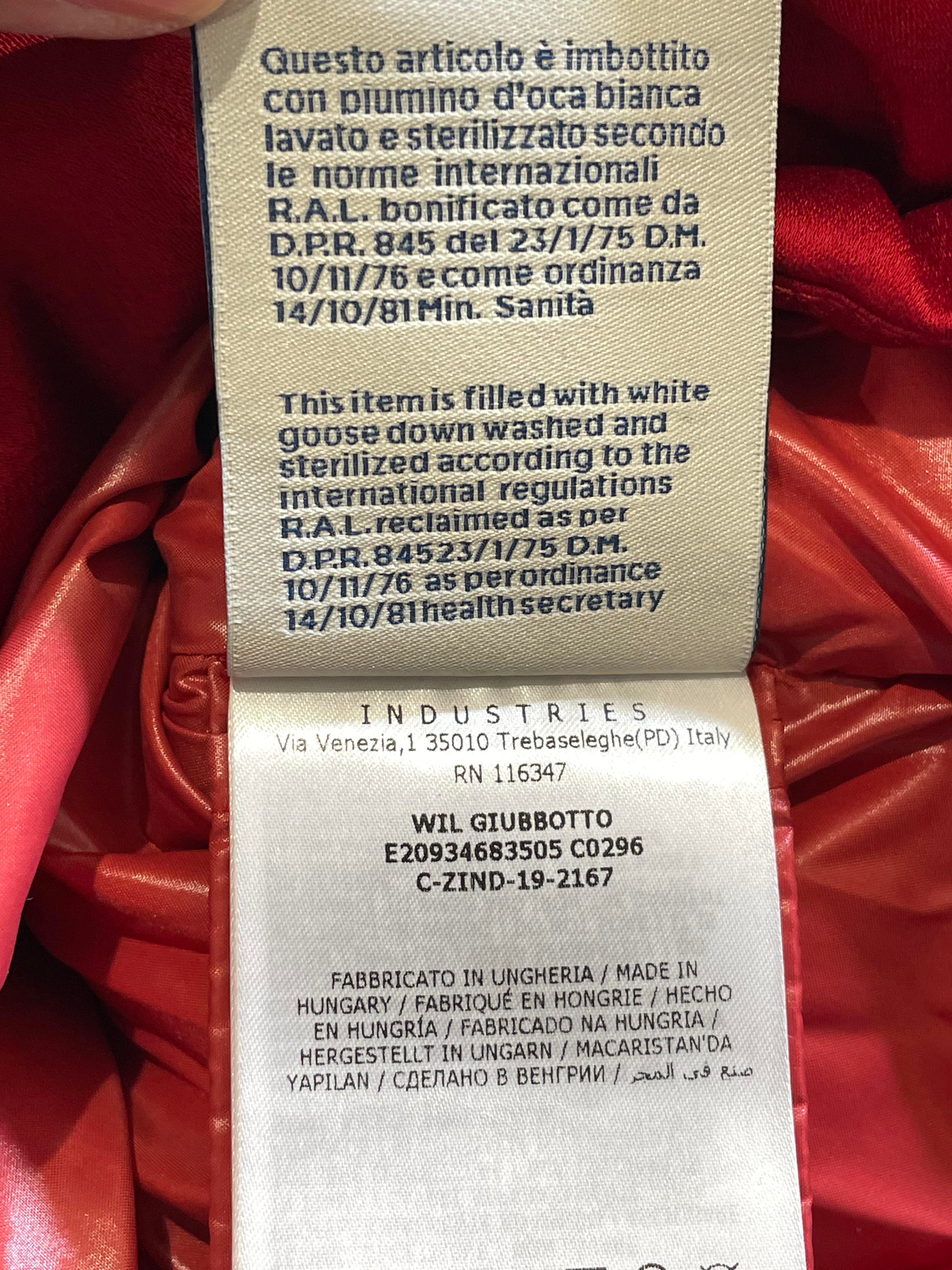 Moncler Satin Maya Red Jacket