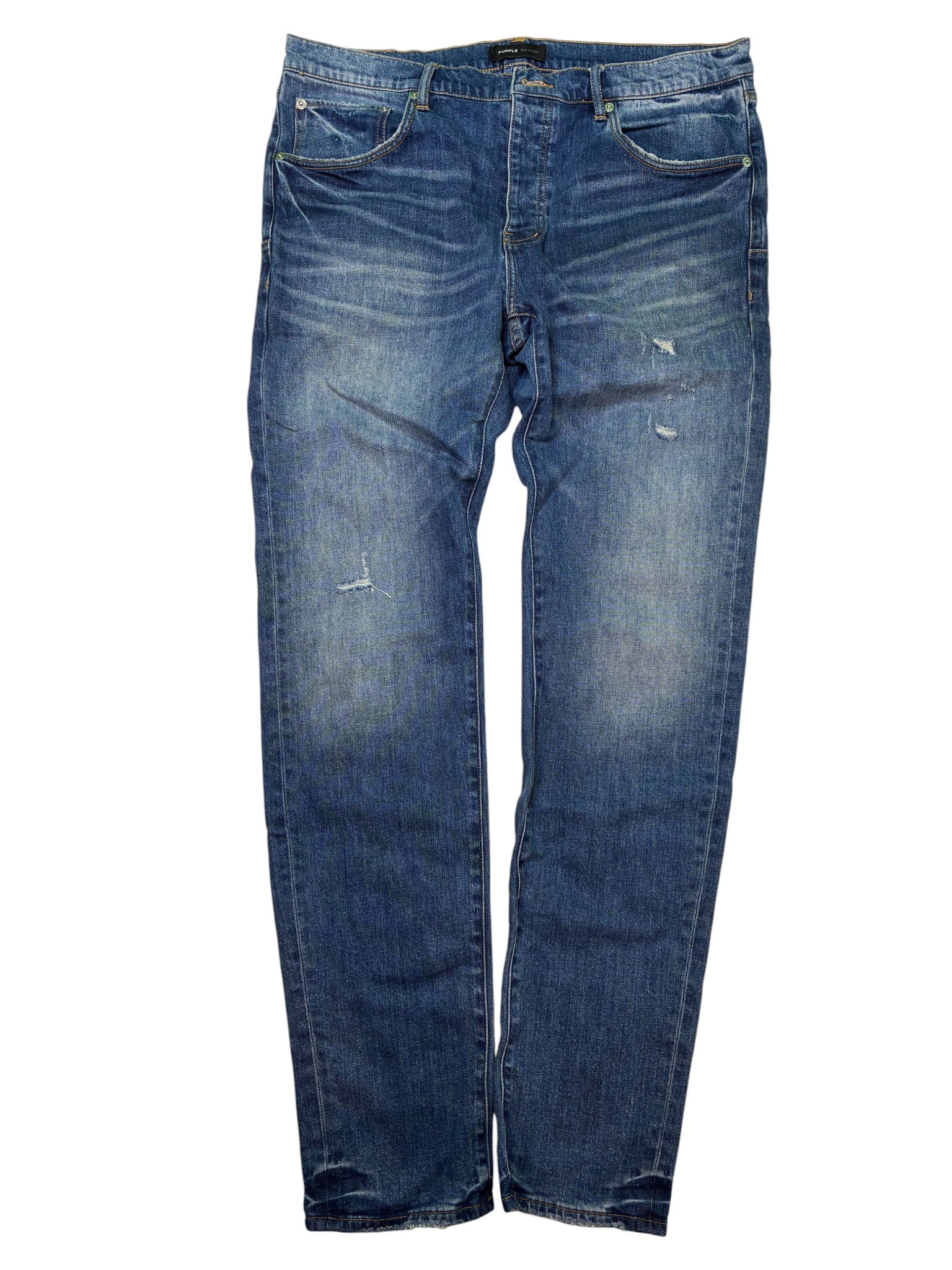 Purple Brand Dark Wash Plain Jeans